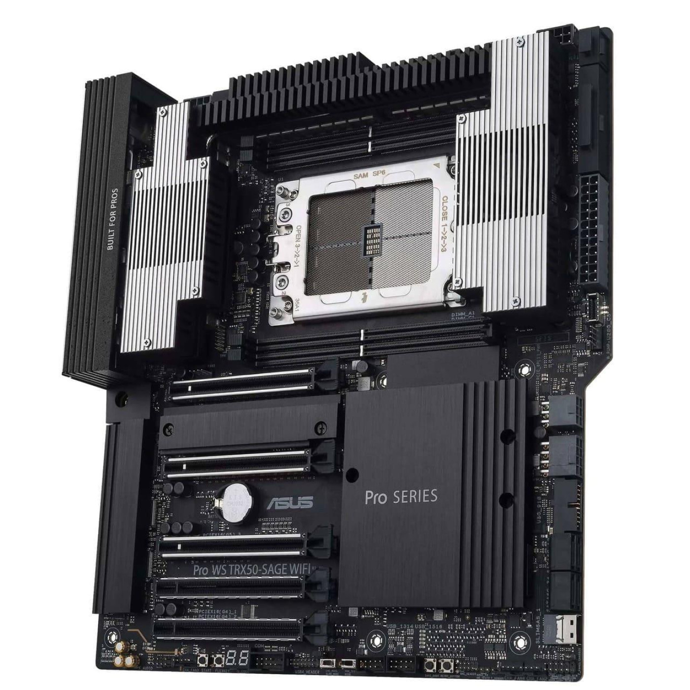 Материнська плата ASUS PRO WS TRX50-SAGE WIFI (PRO WS TRX50-SAGE WIFI) (Socket TR5, AMD TRX50, CEB)