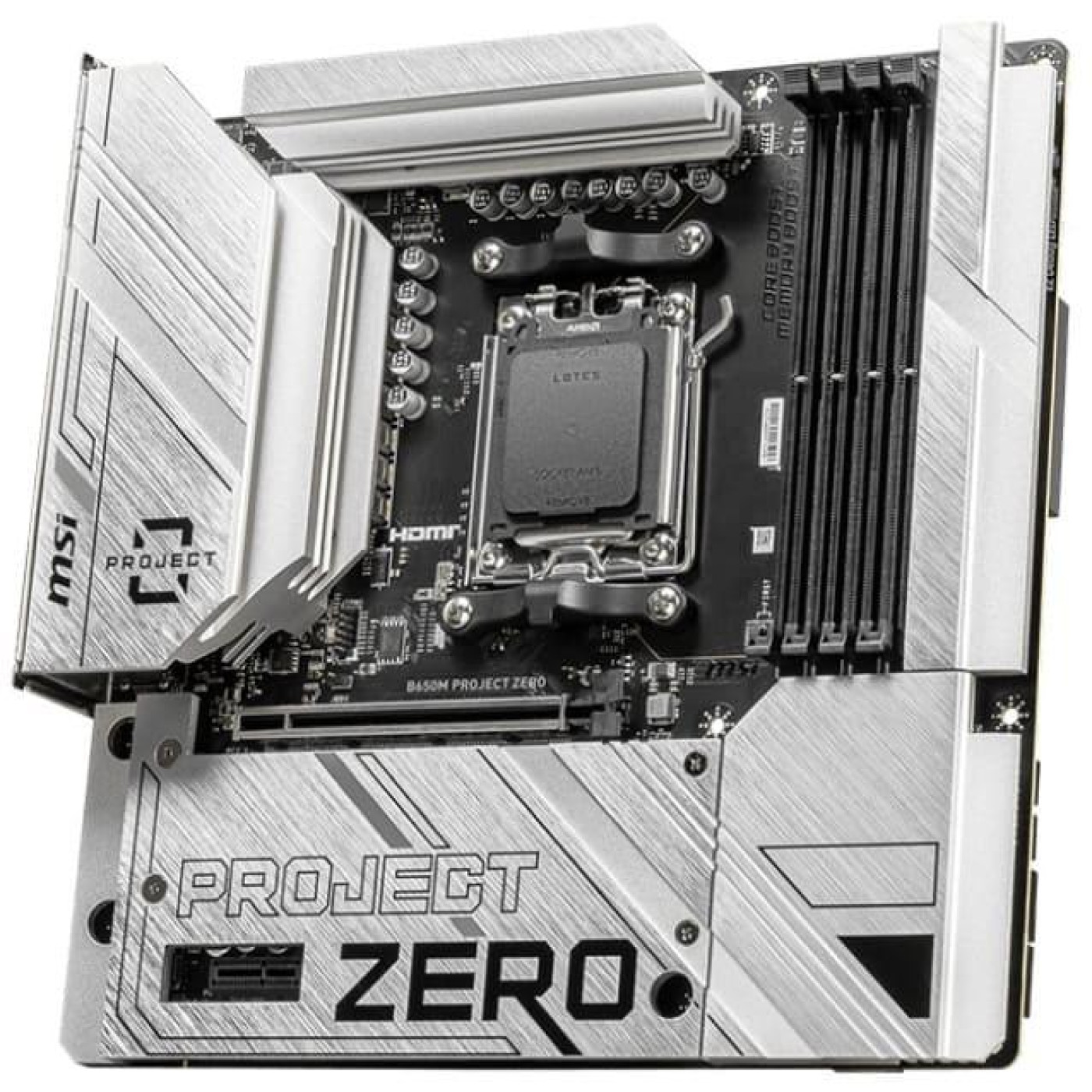 Материнська плата MSI B650M PROJECT ZERO (B650M PROJECT ZERO) (Socket AM5, AMD B650, Micro-ATX) U1