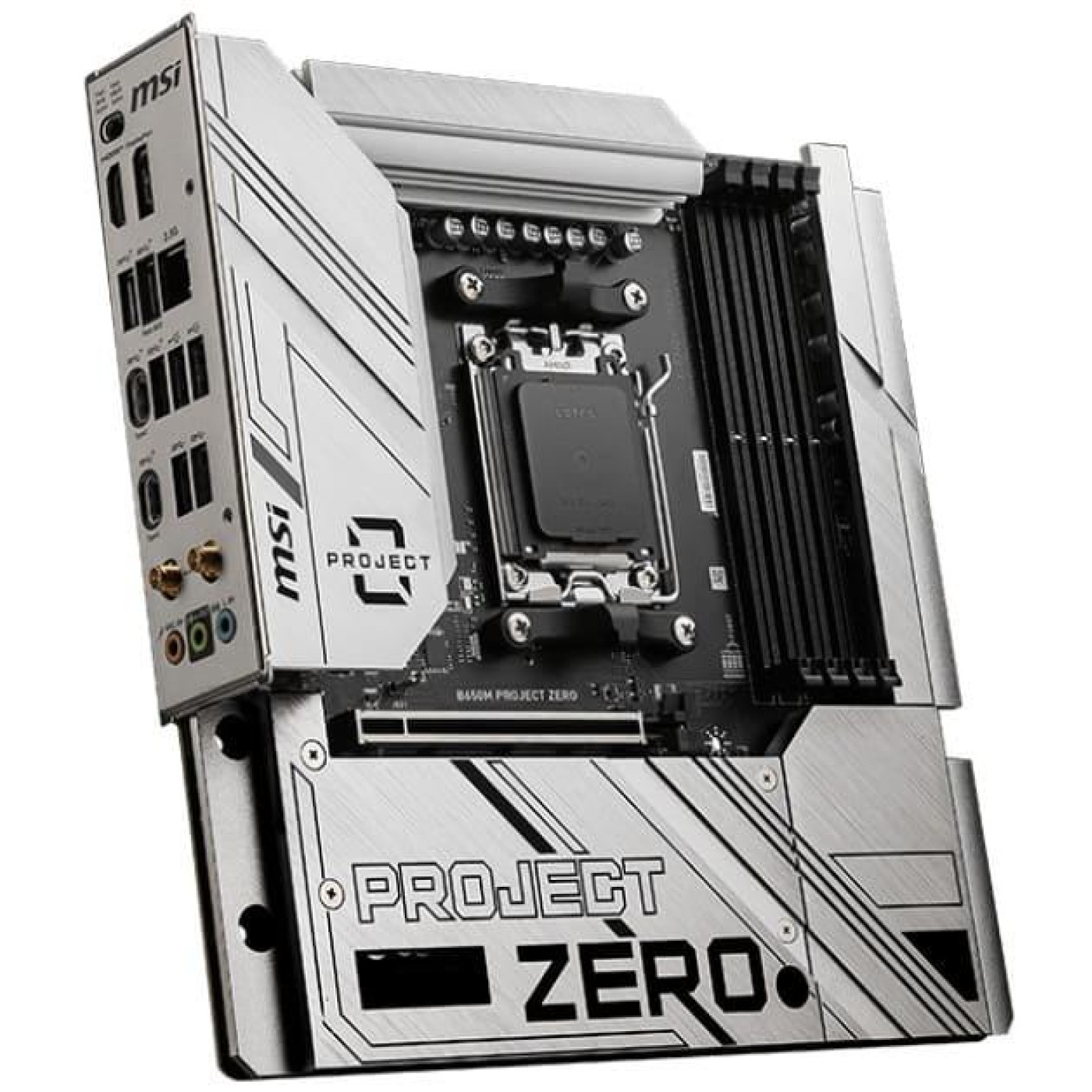 Материнська плата MSI B650M PROJECT ZERO (B650M PROJECT ZERO) (Socket AM5, AMD B650, Micro-ATX) U1