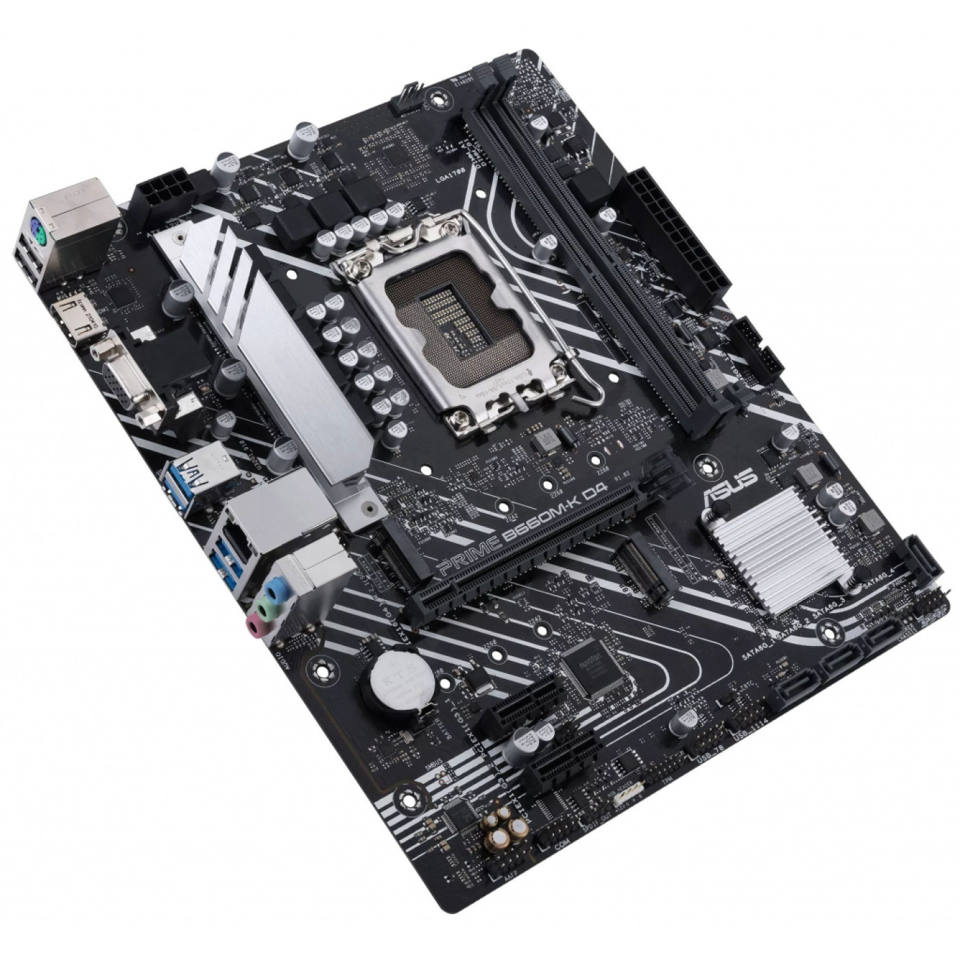 Материнская плата ASUS PRIME B660M-K D4 (PRIME B660M-K D4) (Socket 1700, Intel B660, Micro-ATX)