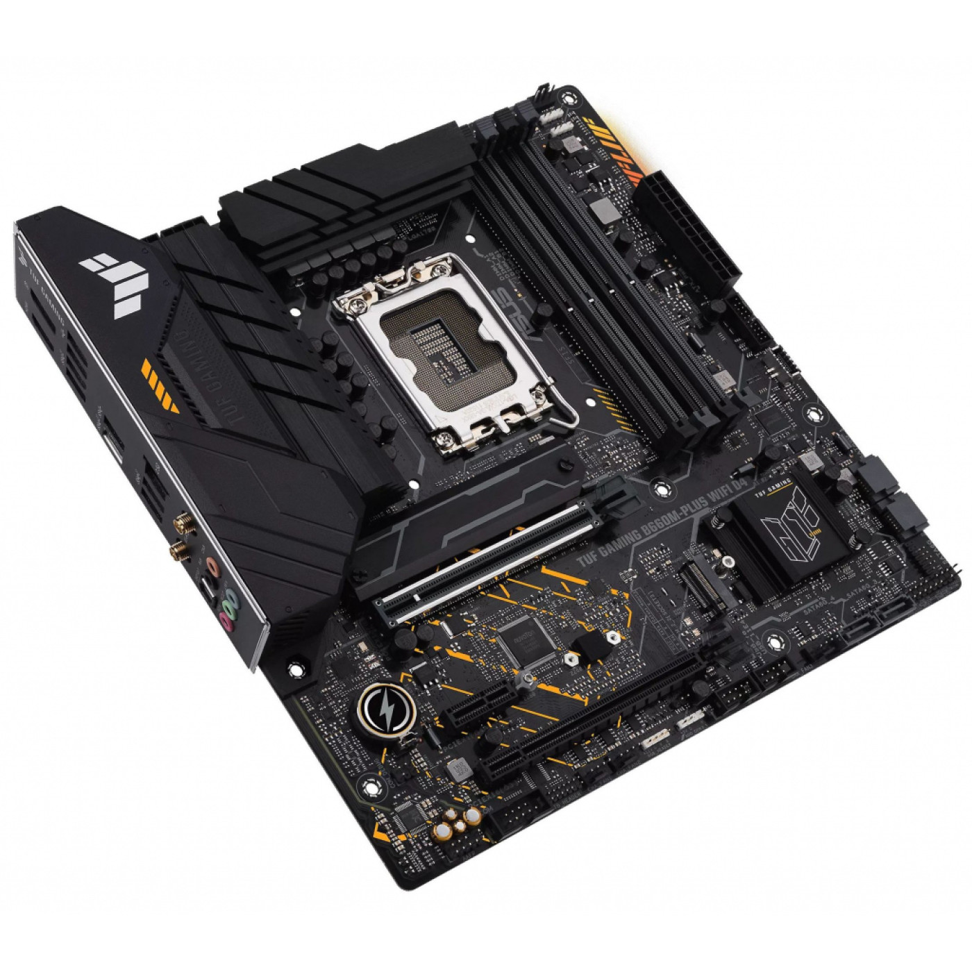 Материнська плата ASUS TUF Gaming B660M-PLUS WIFI D4 (TUF GAMING B660M-PLUS WIFI D4) (Socket 1700, Intel B660, Micro-ATX) Б/в