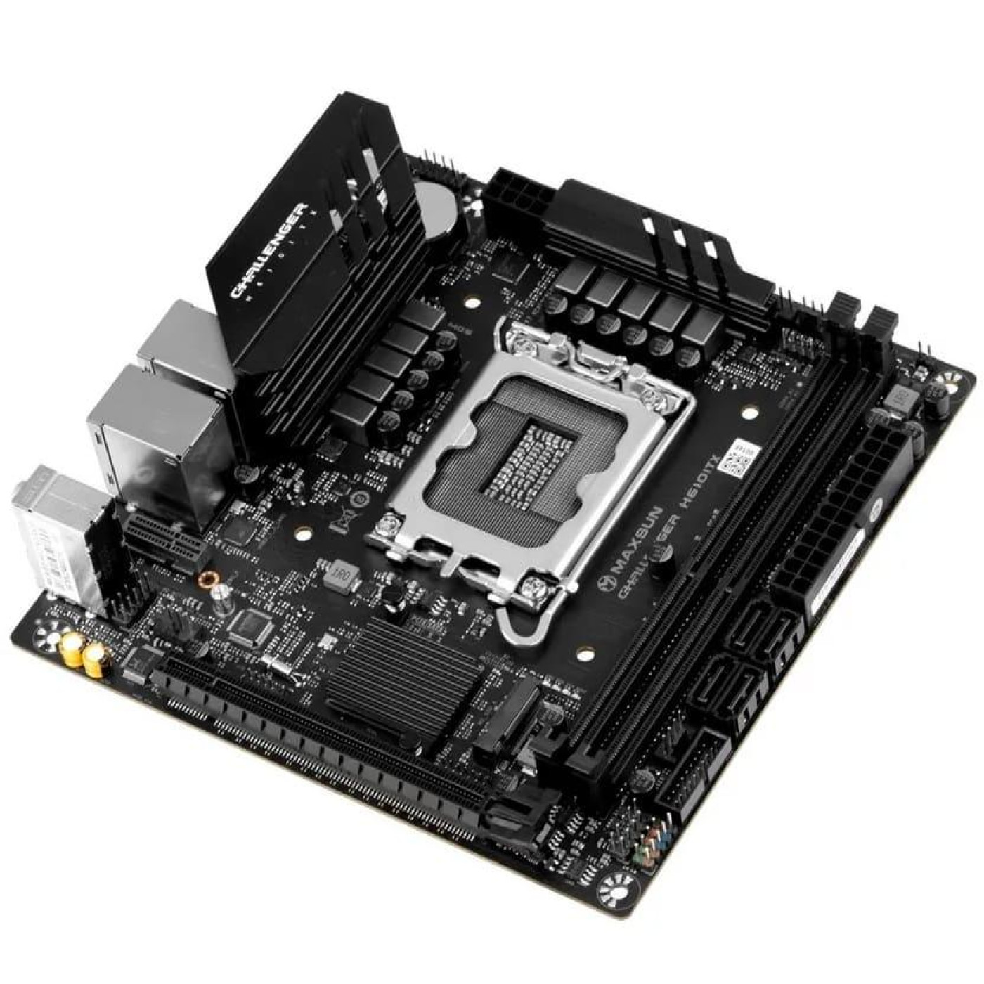 Материнська плата Maxsun Challenger H610ITX 2LAN V3 (Challenger H610ITX 2LAN V3) (Socket 1700, Intel H610, Mini-ITX)