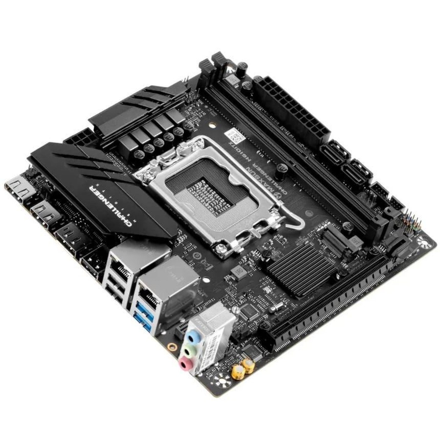 Материнська плата Maxsun Challenger H610ITX 2LAN V3 (Challenger H610ITX 2LAN V3) (Socket 1700, Intel H610, Mini-ITX)