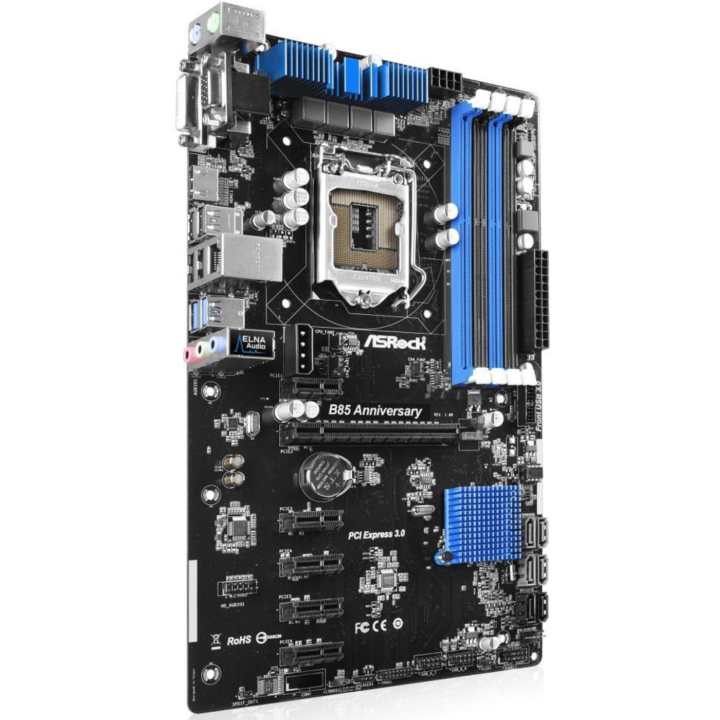 Материнская плата AsRock B85 Anniversary (B85 Anniversary) (Socket 1150, Intel B85, ATX)
