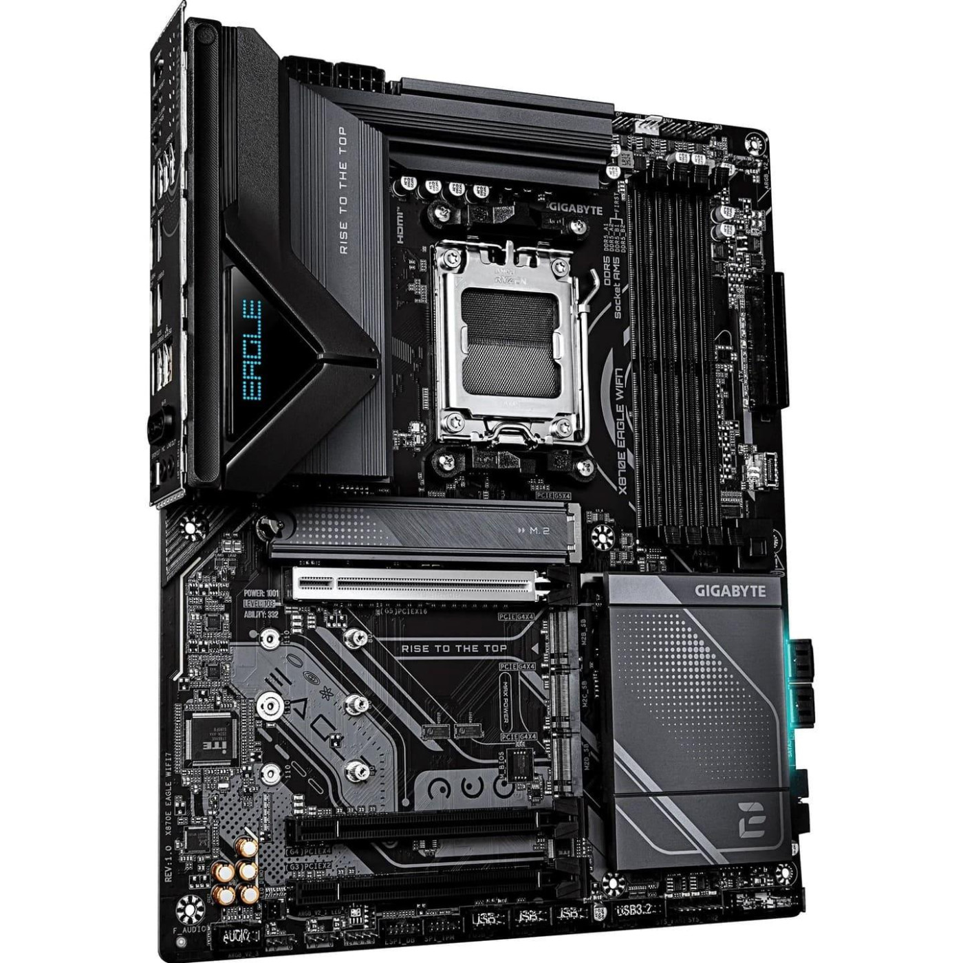 Материнская плата GIGABYTE X870E EAGLE WIFI7 (X870E EAGLE WIFI7) (Socket AM5, AMD X870E, ATX)