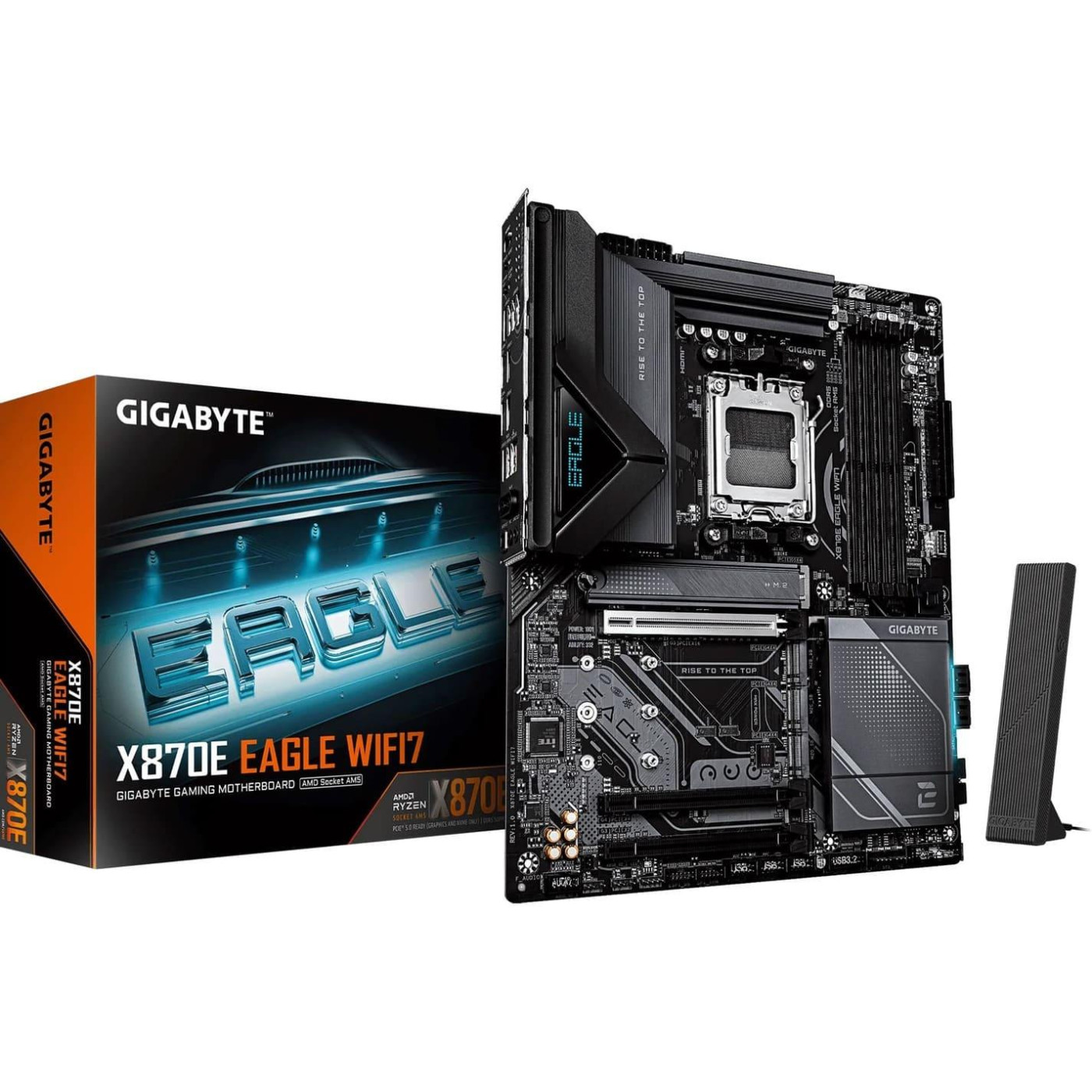 Материнская плата GIGABYTE X870E EAGLE WIFI7 (X870E EAGLE WIFI7) (Socket AM5, AMD X870E, ATX)