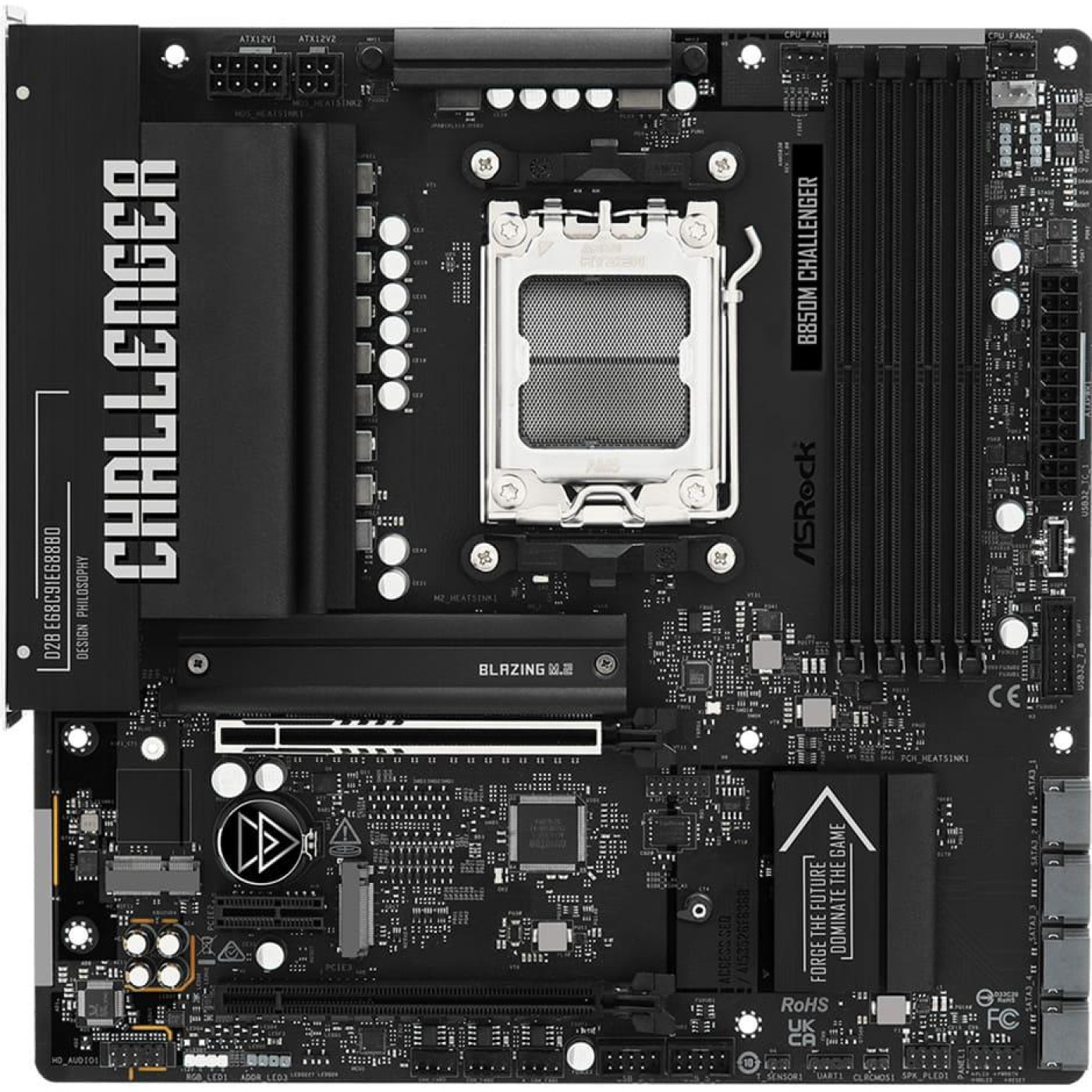 Материнська плата ASRock B850M CHALLENGER (B850M CHALLENGER) (Socket AM5, AMD B850, Micro-ATX)