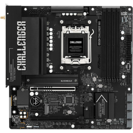 Материнська плата ASRock B850M CHALLENGER WIFI (B850M CHALLENGER WIFI) (Socket AM5, AMD B850, Micro-ATX)