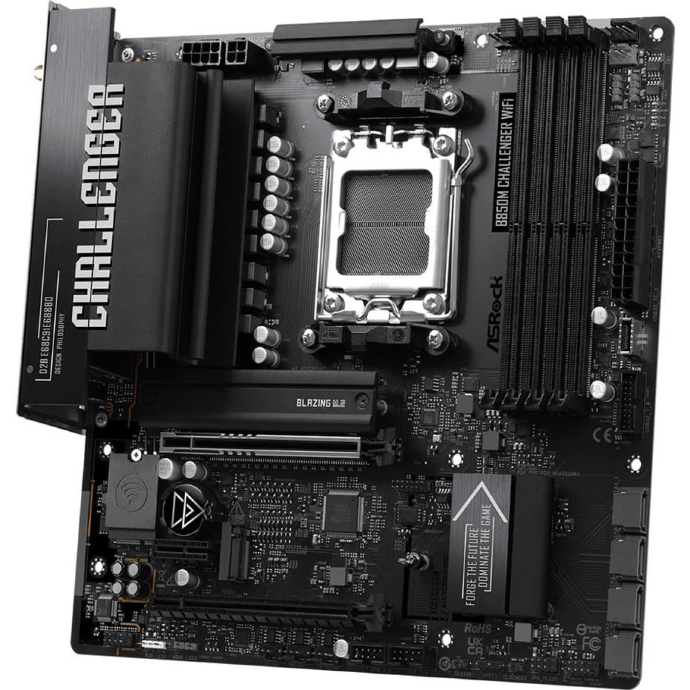 Материнська плата ASRock B850M CHALLENGER WIFI (B850M CHALLENGER WIFI) (Socket AM5, AMD B850, Micro-ATX)