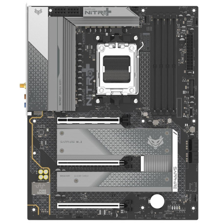 Материнська плата Sapphire NITRO+ B850A WIFI7 (52123-03-40G) (Socket AM5, AMD B850, ATX)