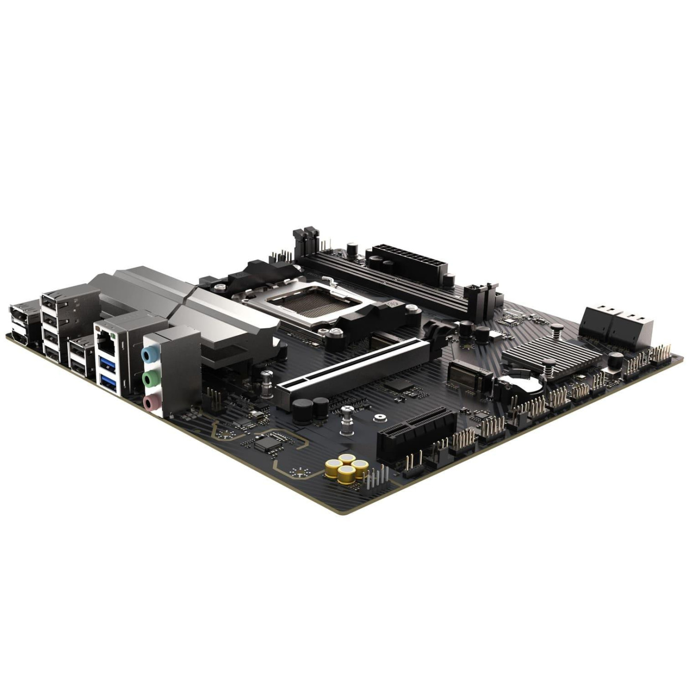 Материнська плата Sapphire B650M-E (52112-04-40G) (Socket AM5, AMD B650, Micro-ATX)