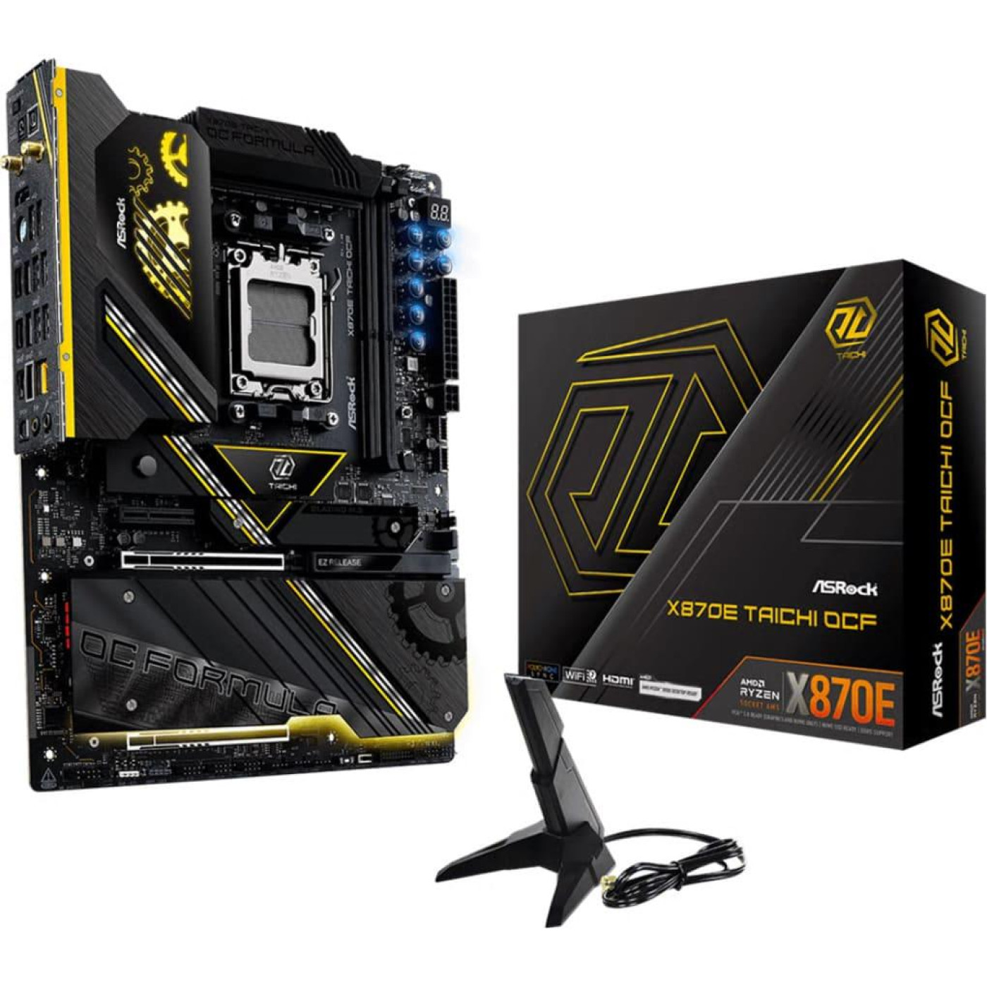 Материнская плата AsRock X870E TAICHI OCF (X870E TAICHI OCF) (Socket AM5, AMD X870E, ATX)