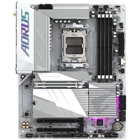 Материнська плата GIGABYTE B650E AORUS ELITE X AX ICE (B650E AORUS ELITE X AX ICE) (Socket AM5, AMD B650, ATX)