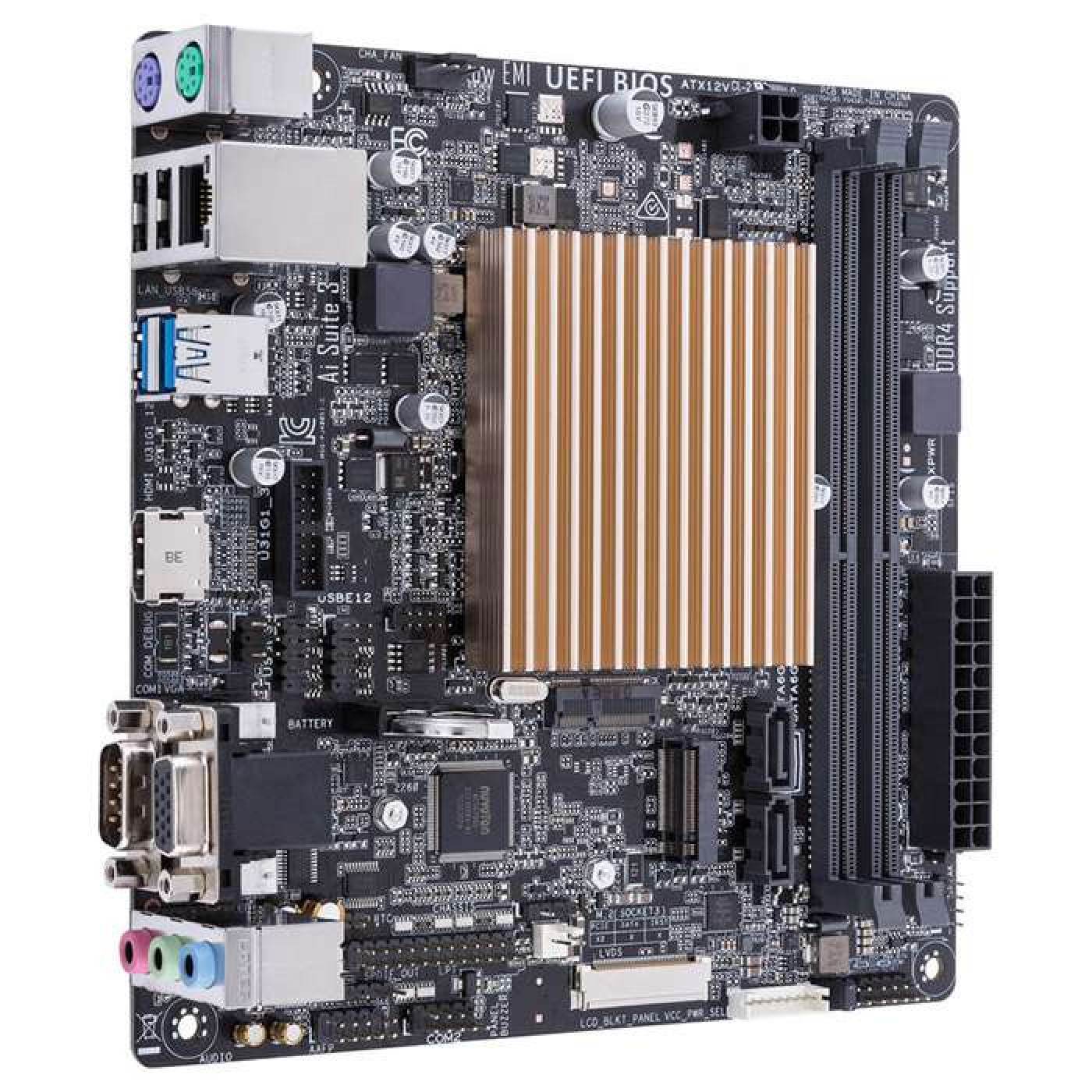 Материнская плата ASUS PRIME J4005I-C (PRIME J4005I-C) (Встроенный Intel, Mini-ITX)