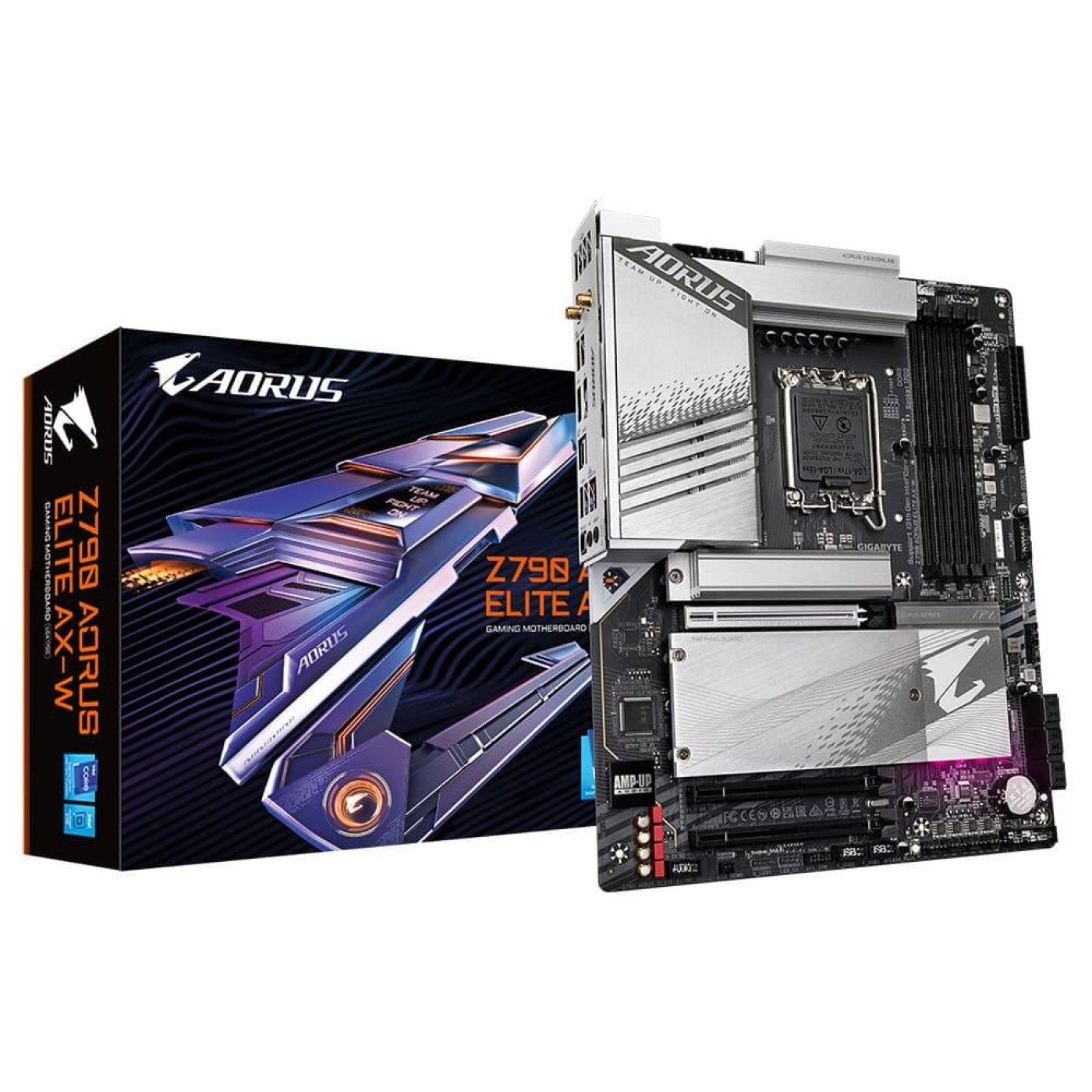 Материнская плата Gigabyte Z790 AORUS ELITE AX-W (Z790 AORUS ELITE AX-W) (Socket 1700, Intel Z790, ATX) Б/у
