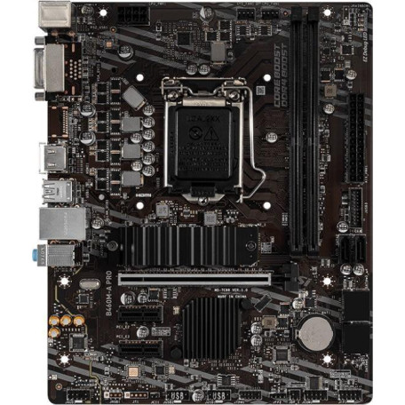 Материнська плата MSI B460M-A Pro (B460M-A Pro) (Socket 1200, Intel B460, Micro-ATX) Б/в