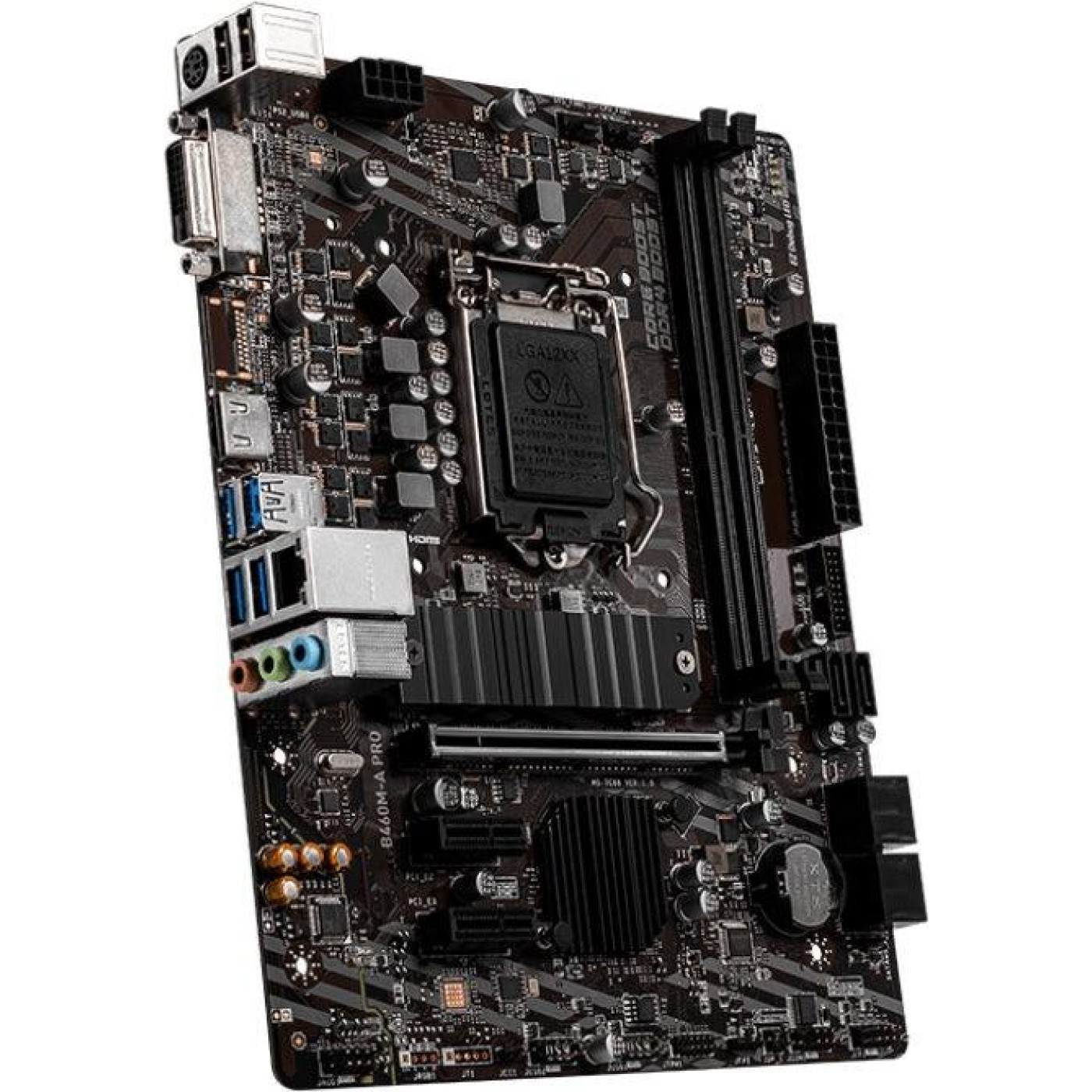 Материнська плата MSI B460M-A Pro (B460M-A Pro) (Socket 1200, Intel B460, Micro-ATX) Б/в