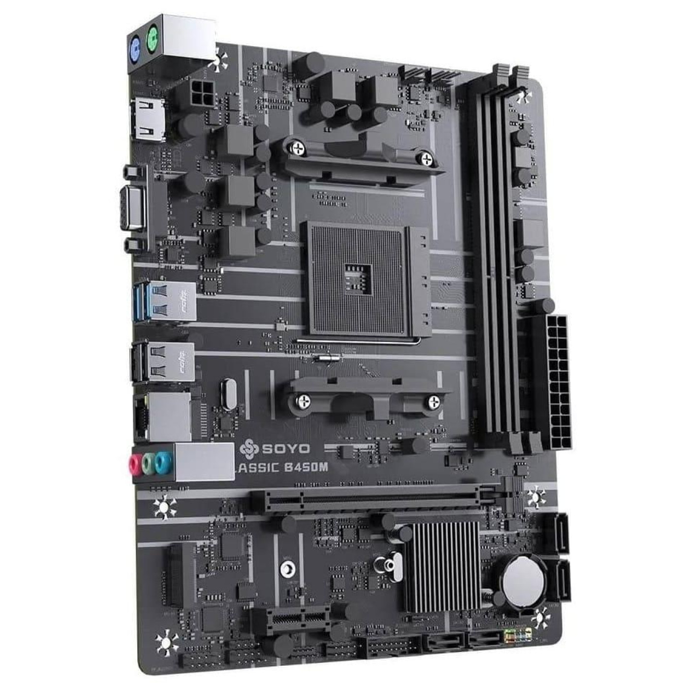 Материнська плата SOYO B450M Classic (SOYO B450M Classic) ( Б/в,U1