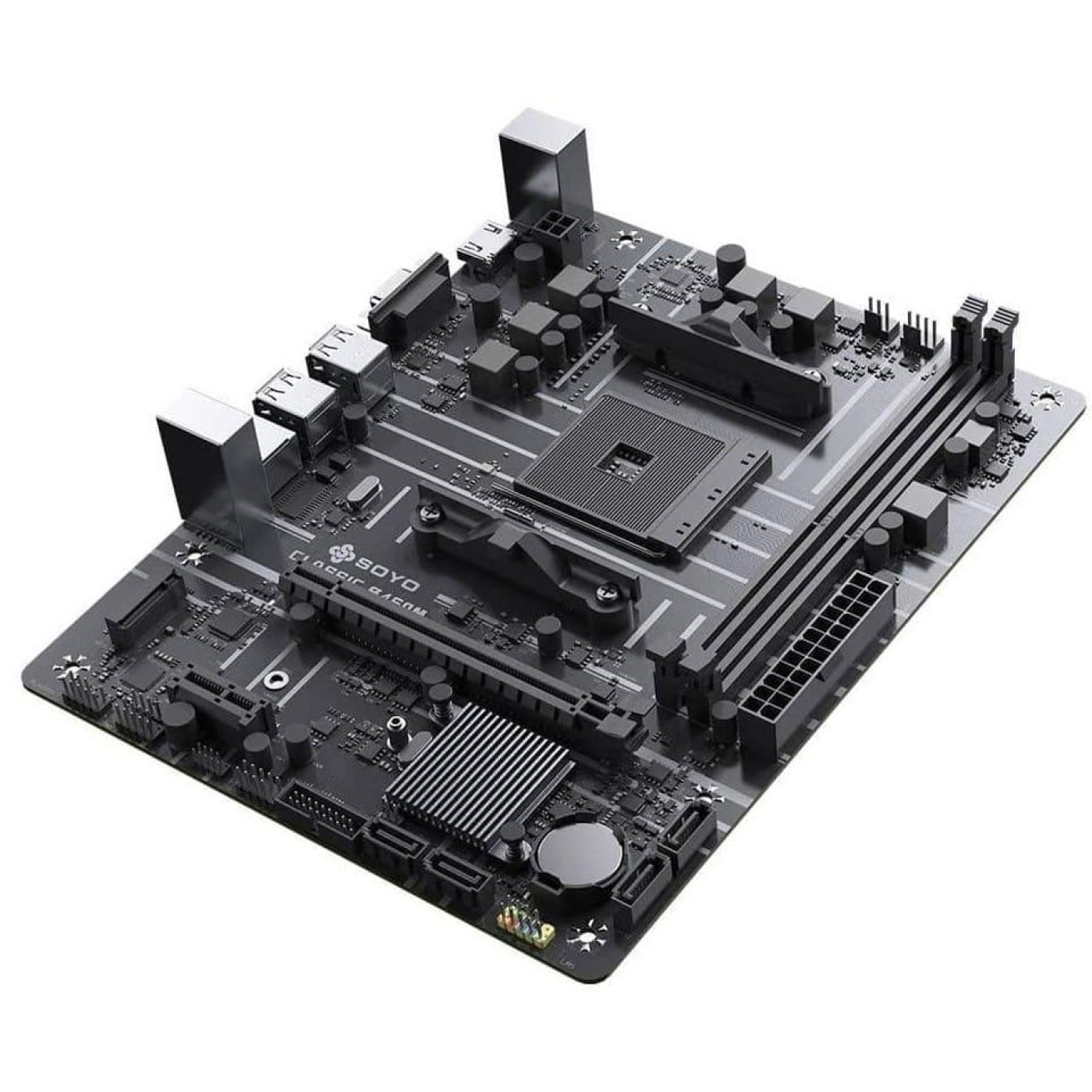 Материнська плата SOYO B450M Classic (SOYO B450M Classic) ( Б/в,U1