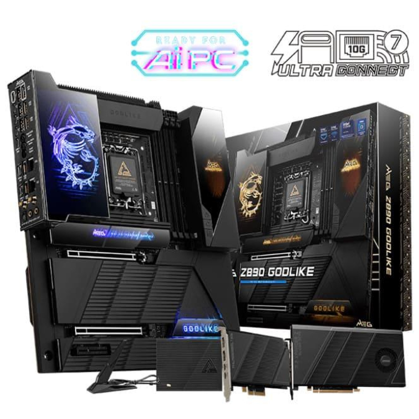 Материнська плата MSI MEG Z890 GODLIKE (MEG Z890 GODLIKE) (Socket 1851, Intel Z890, E-ATX)