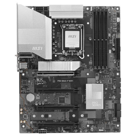 Материнська плата MSI PRO B860-P WIFI (PRO B860-P WIFI) (Socket 1851, Intel B860, ATX)