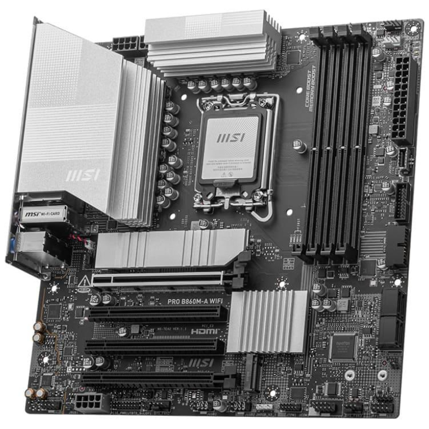 Материнська плата MSI PRO B860M-A WIFI (PRO B860M-A WIFI) (Socket 1851, Intel B860, Micro-ATX)