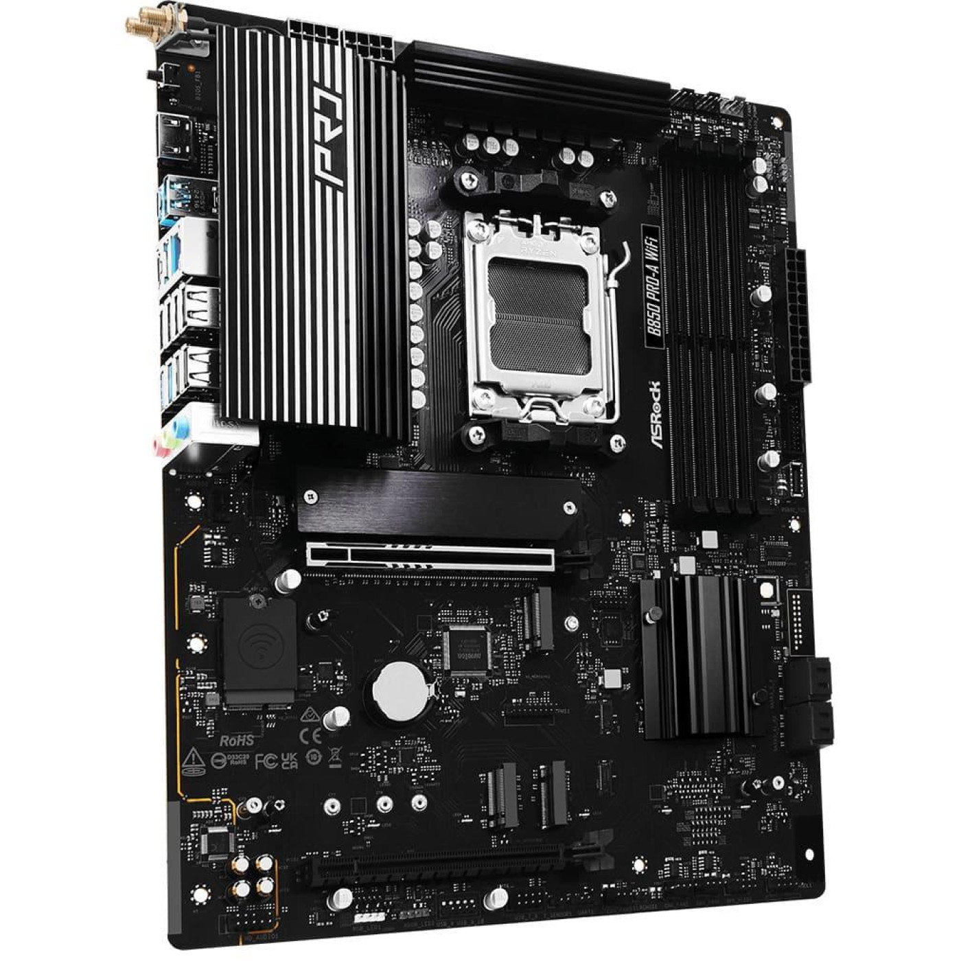 Материнська плата AsRock B850 PRO-A WIFI (B850 PRO-A WIFI) (Socket AM5, AMD B850, ATX)