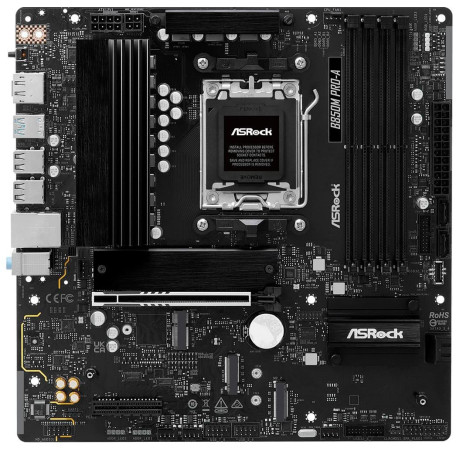 Материнська плата AsRock B850M PRO-A (B850M PRO-A) (Socket AM5, AMD B850, Micro-ATX)