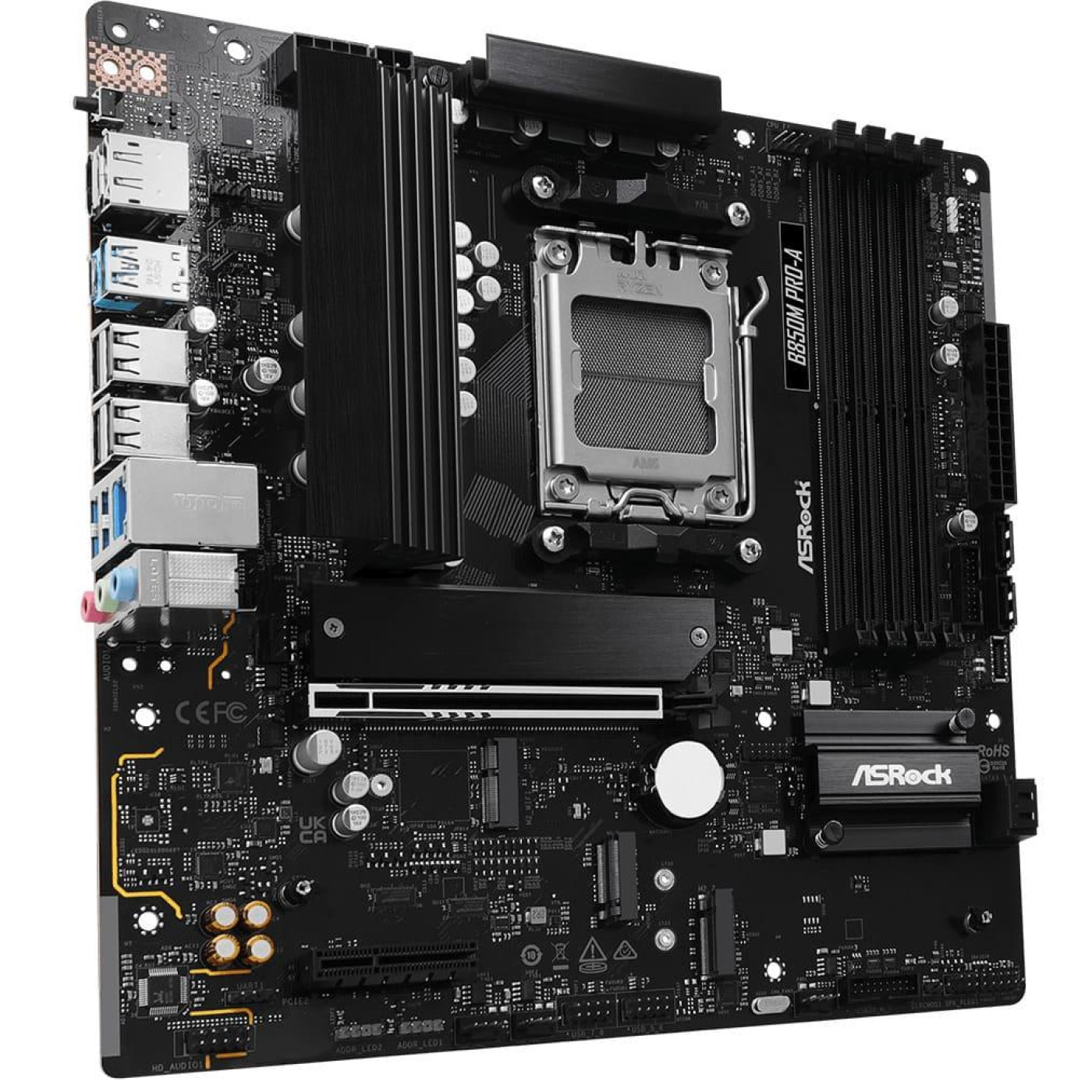 Материнська плата AsRock B850M PRO-A (B850M PRO-A) (Socket AM5, AMD B850, Micro-ATX)