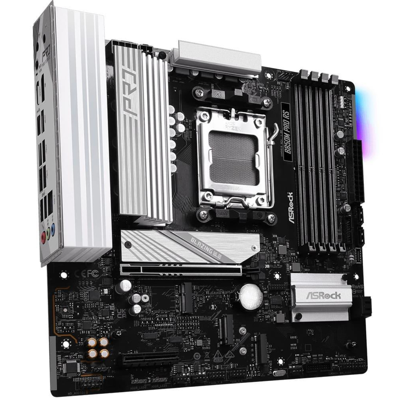 Материнська плата AsRock B850M PRO RS (B850M PRO RS) (Socket AM5, AMD B850, Micro-ATX)