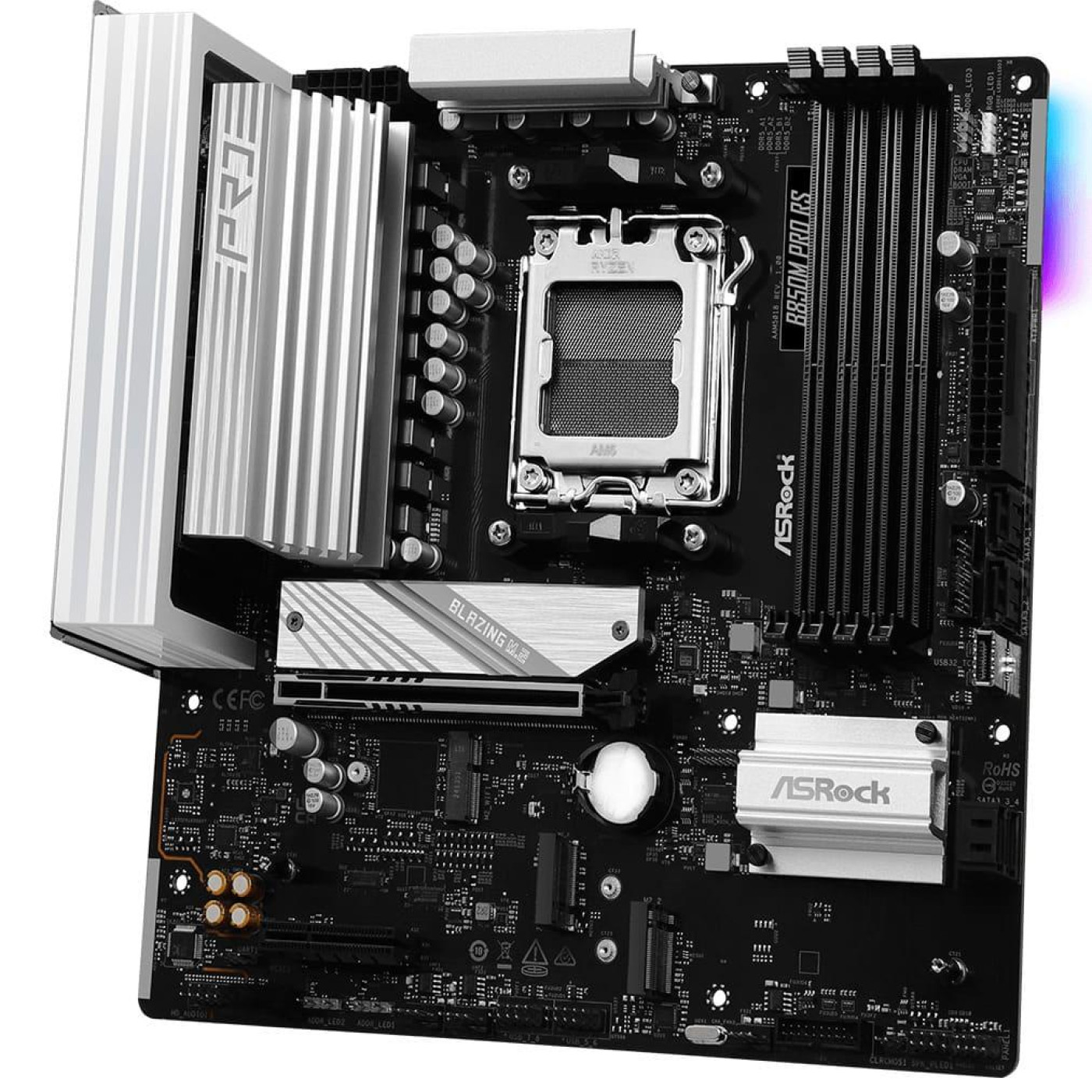 Материнська плата AsRock B850M PRO RS (B850M PRO RS) (Socket AM5, AMD B850, Micro-ATX)