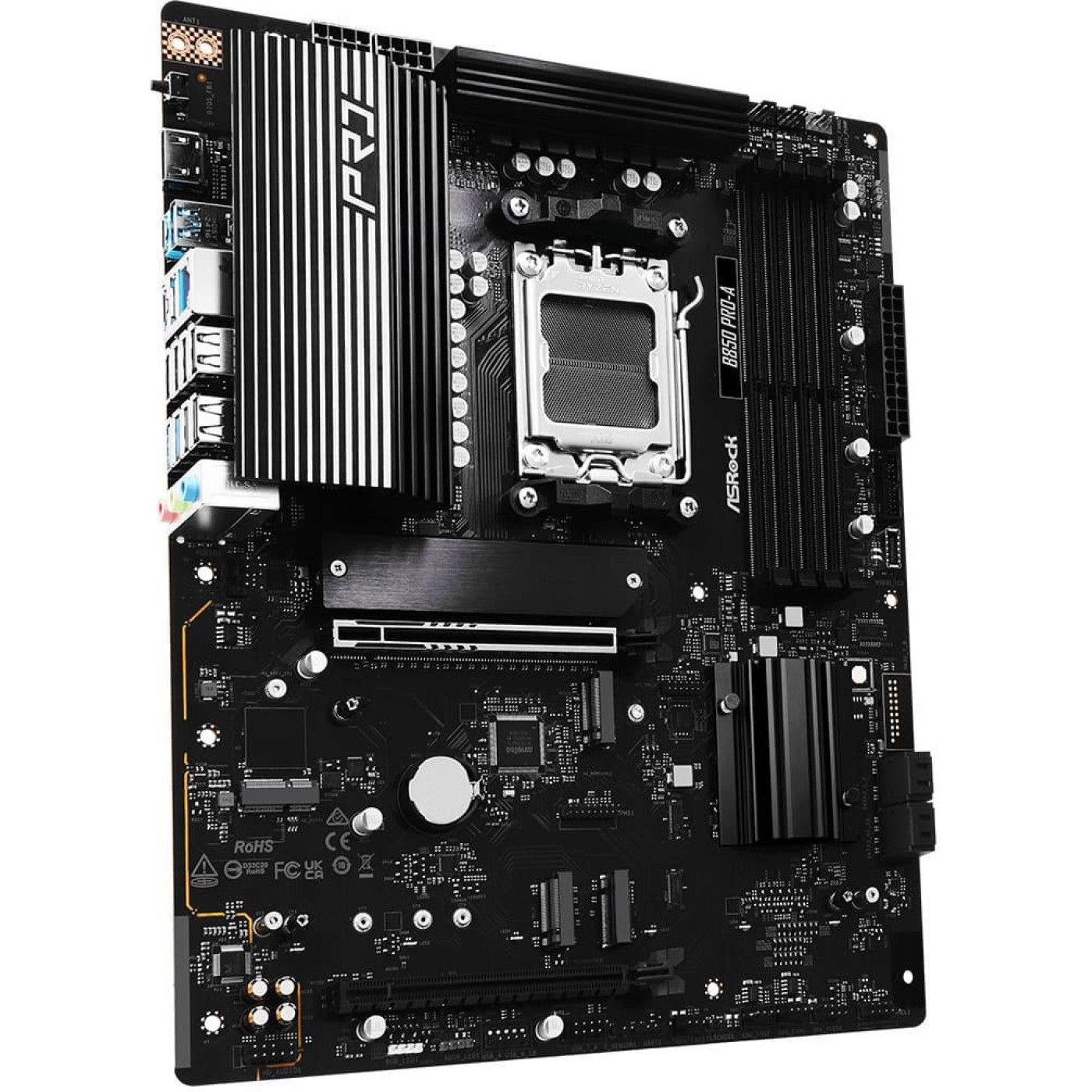 Материнська плата AsRock B850 PRO-A (B850 PRO-A) (Socket AM5, AMD B850, ATX)