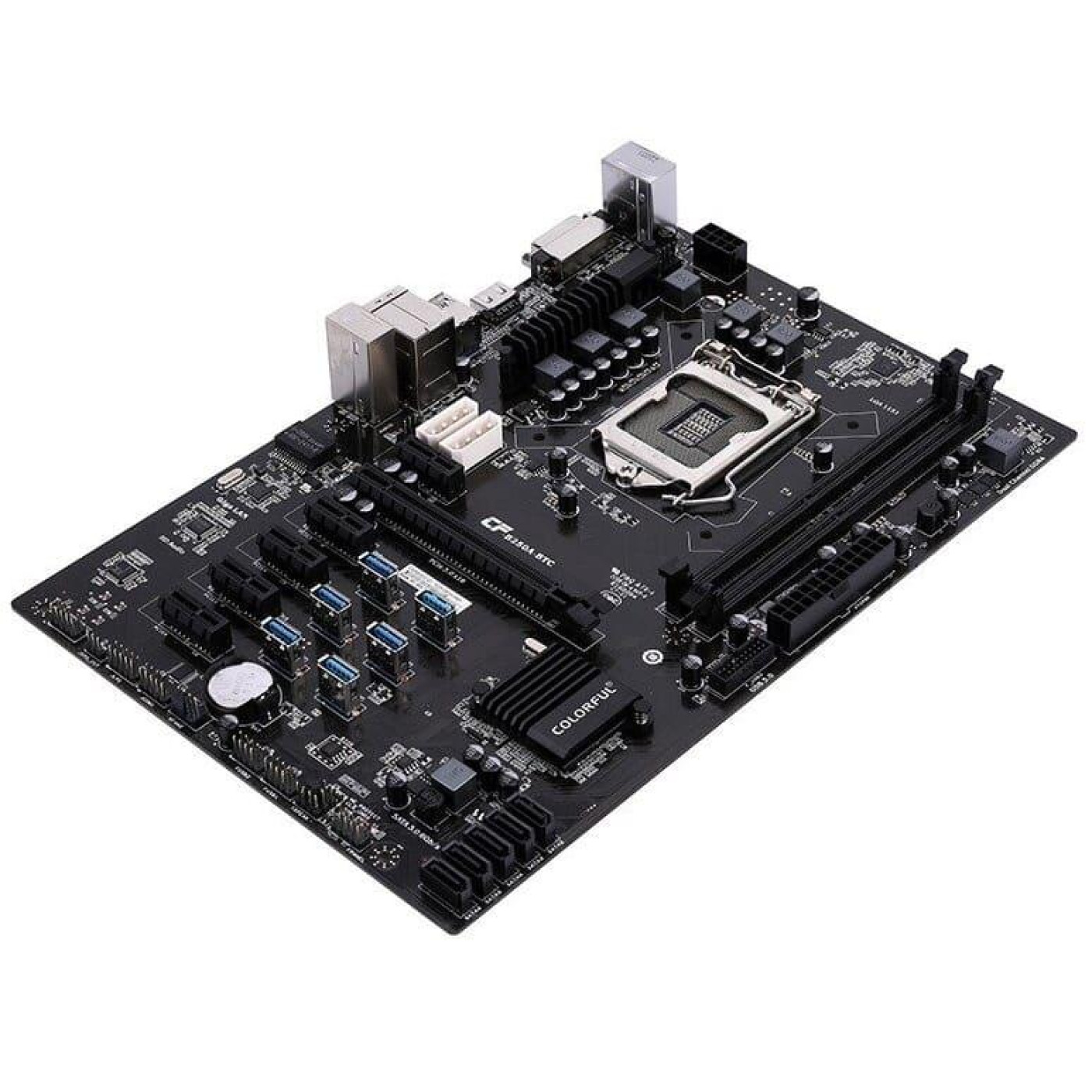 Материнская плата Colorful C.B250A-BTC V21 (C.B250A-BTC V21) (Socket 1151, Intel B250, ATX) Б/у,U1