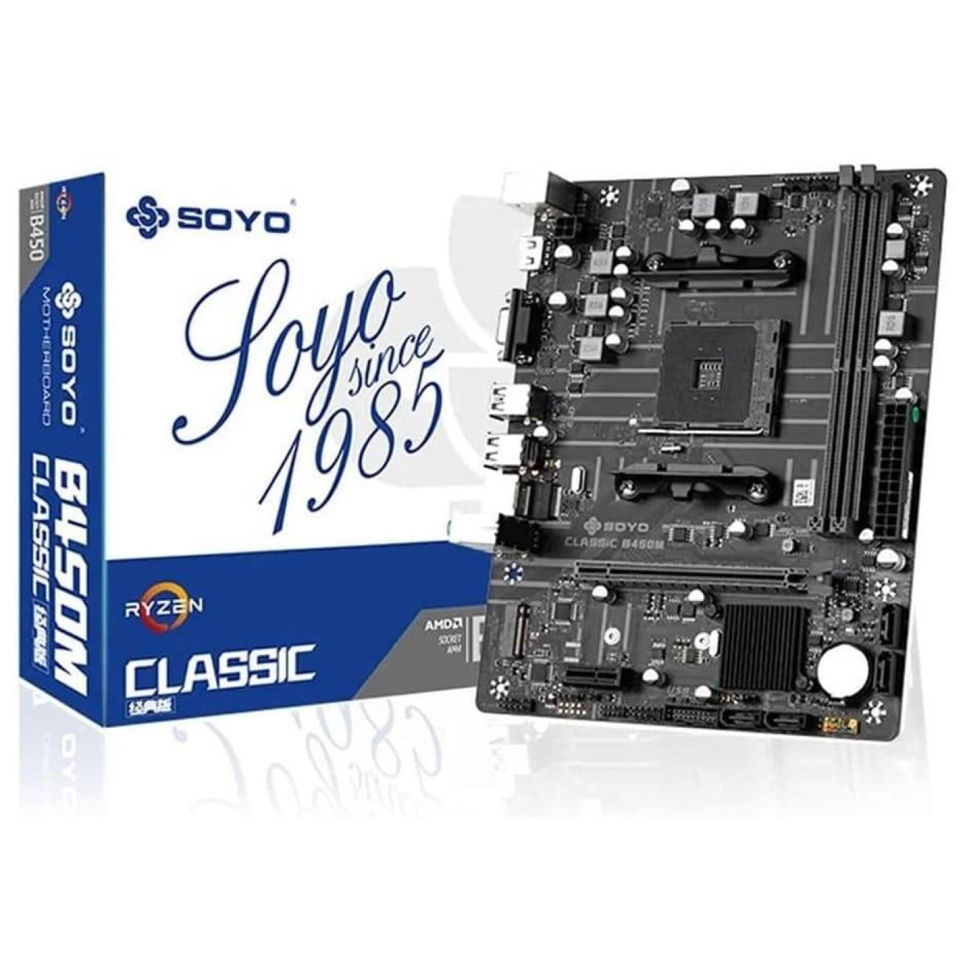 Материнська плата SOYO B450M Classic (SOYO B450M Classic) ( Б/в,U1