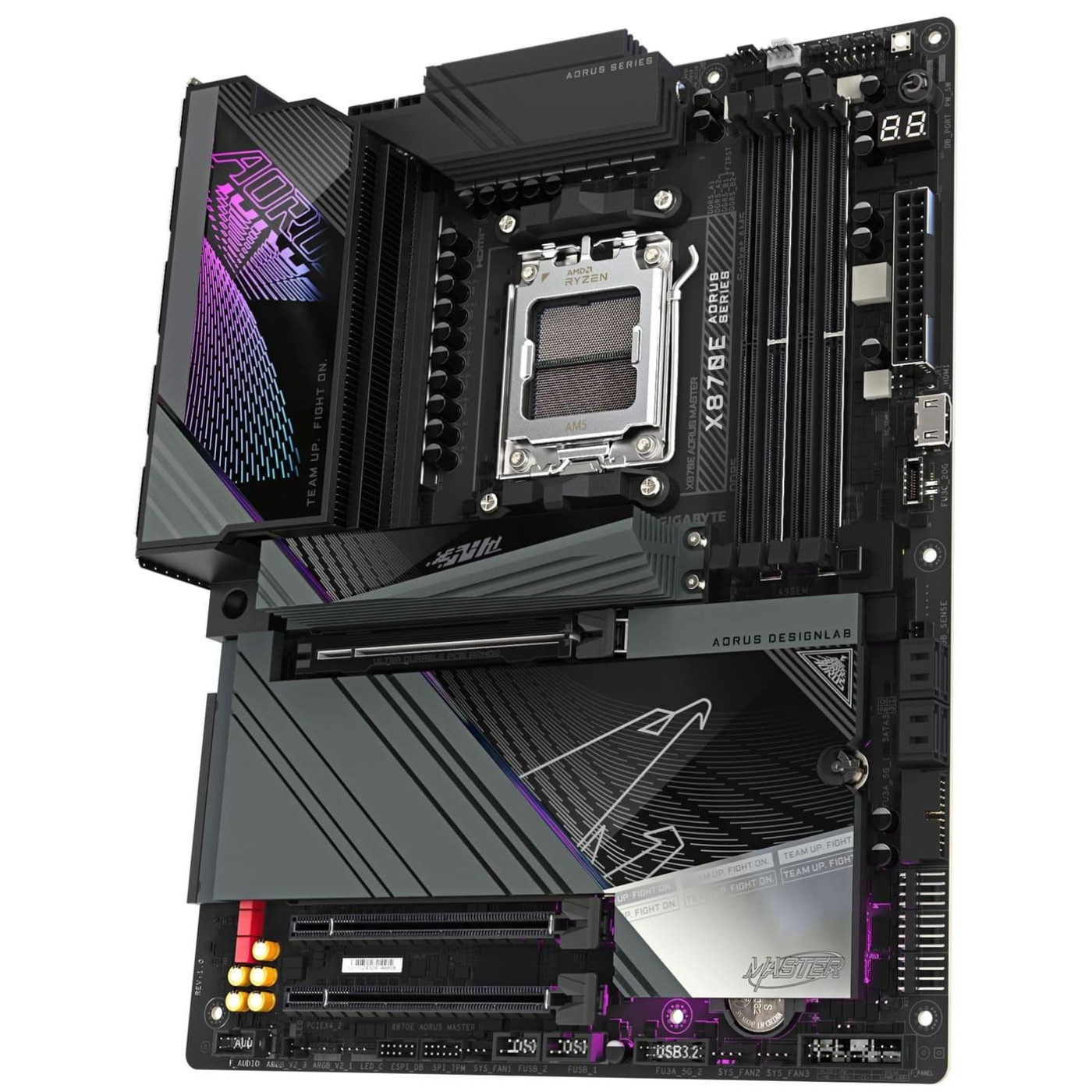 Материнська плата GIGABYTE X870E AORUS MASTER (X870E AORUS MASTER) (Socket AM5, AMD X870E, ATX)
