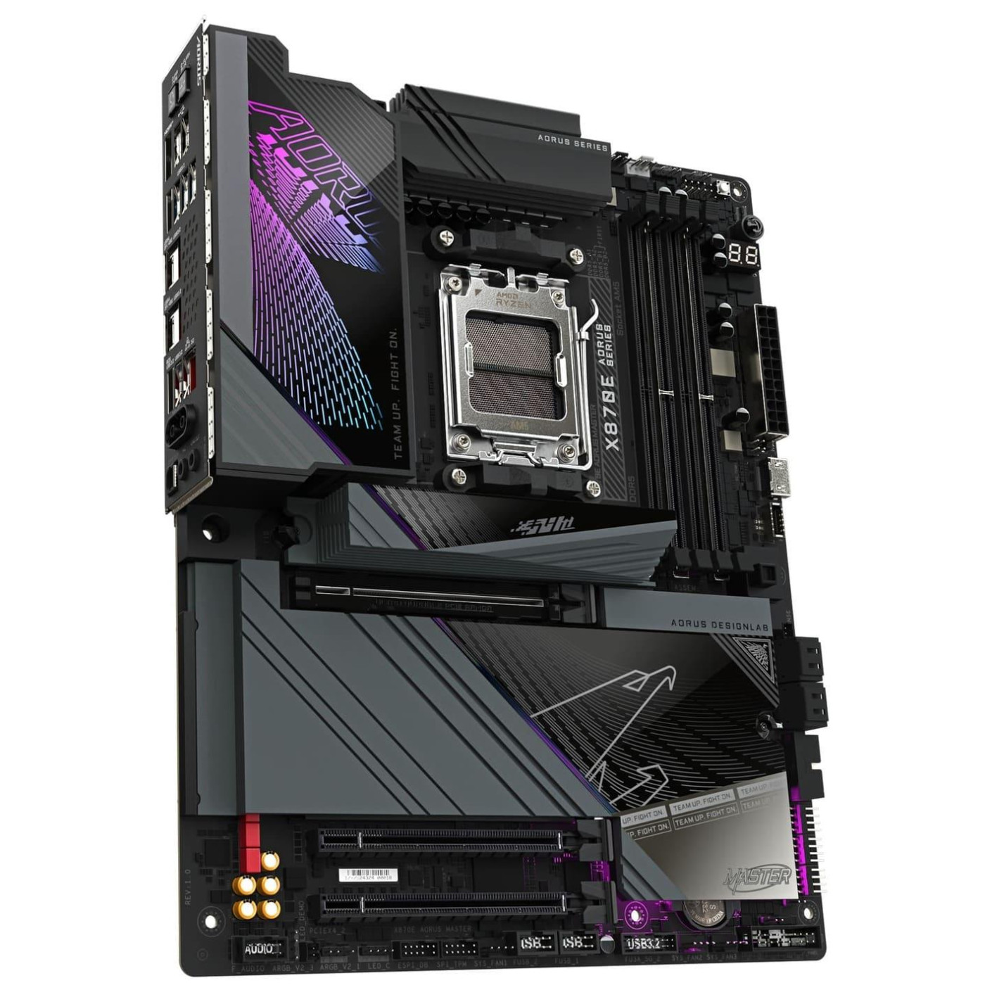 Материнська плата GIGABYTE X870E AORUS MASTER (X870E AORUS MASTER) (Socket AM5, AMD X870E, ATX)