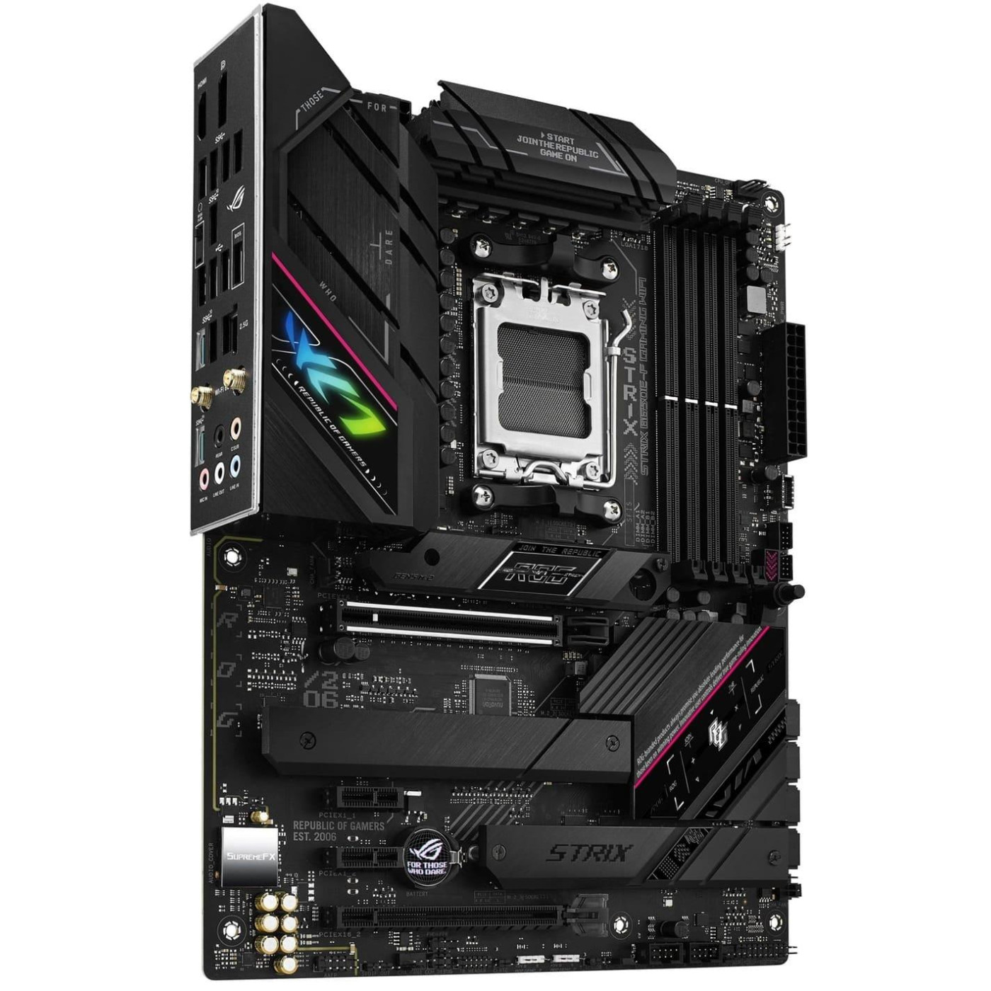 Материнська плата ASUS ROG STRIX B650E-F GAMING WIFI (ROG STRIX B650E-F GAMING WIFI) (Socket AM5, AMD B650, ATX) Б/в,U1