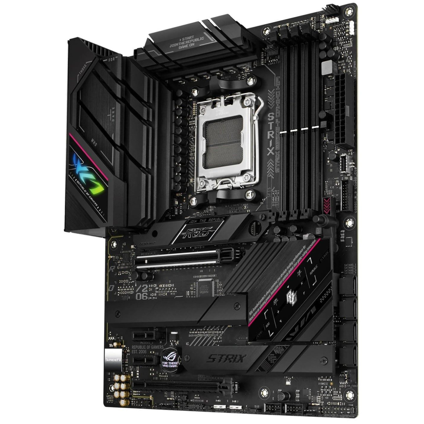 Материнська плата ASUS ROG STRIX B650E-F GAMING WIFI (ROG STRIX B650E-F GAMING WIFI) (Socket AM5, AMD B650, ATX) Б/в,U1