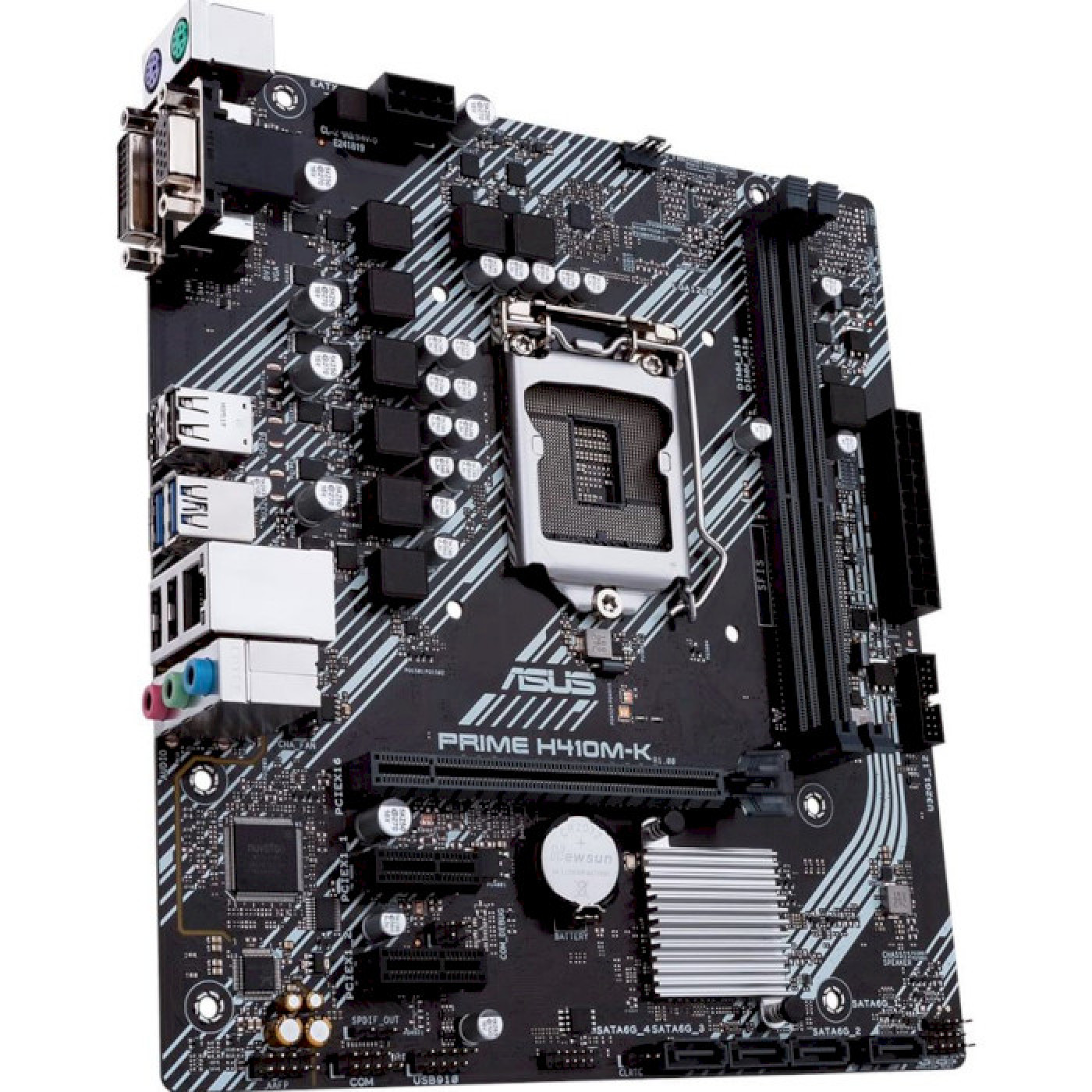 Материнская плата ASUS PRIME H410M-K (PRIME H410M-K) (Socket 1200, Intel H410, Micro-ATX) Б/у