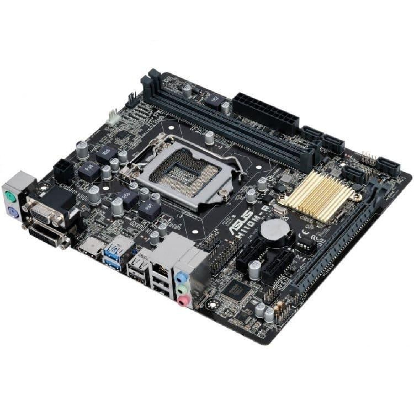 Материнская плата ASUS H110M-R (H110M-R) (Socket 1151, Intel H110, Micro-ATX) Б/у