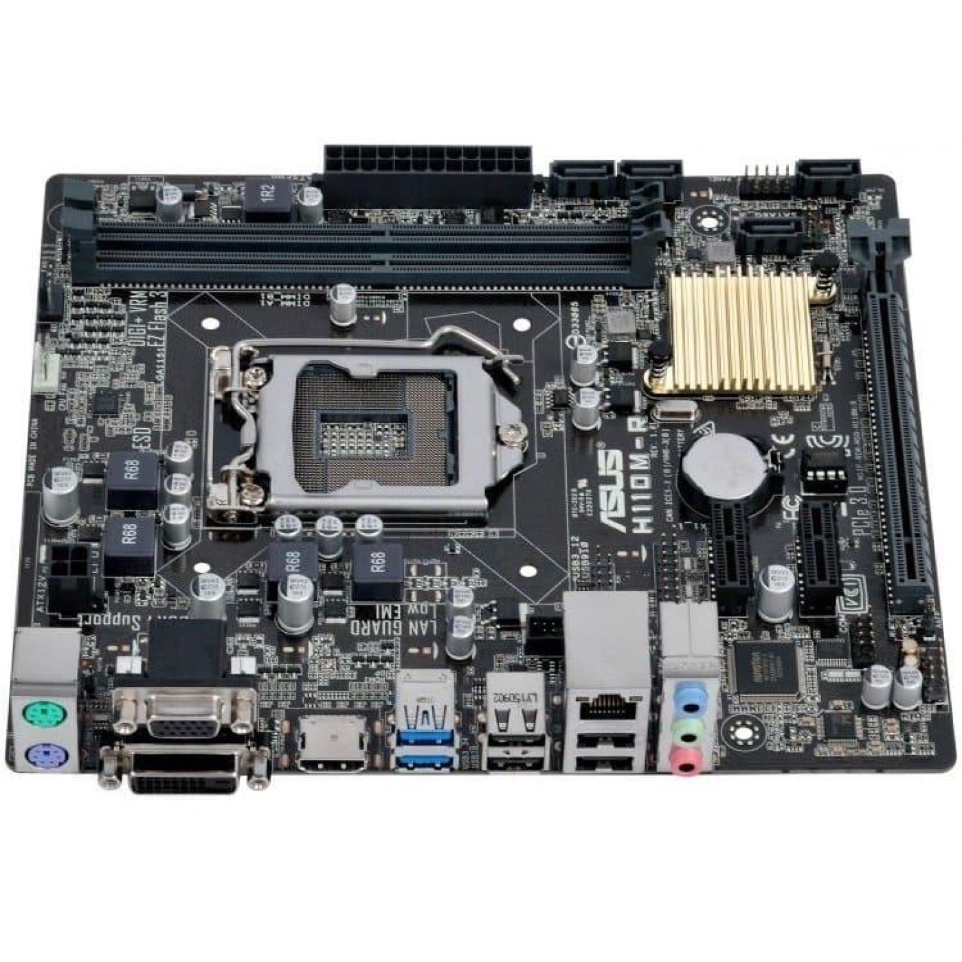 Материнская плата ASUS H110M-R (H110M-R) (Socket 1151, Intel H110, Micro-ATX) Б/у