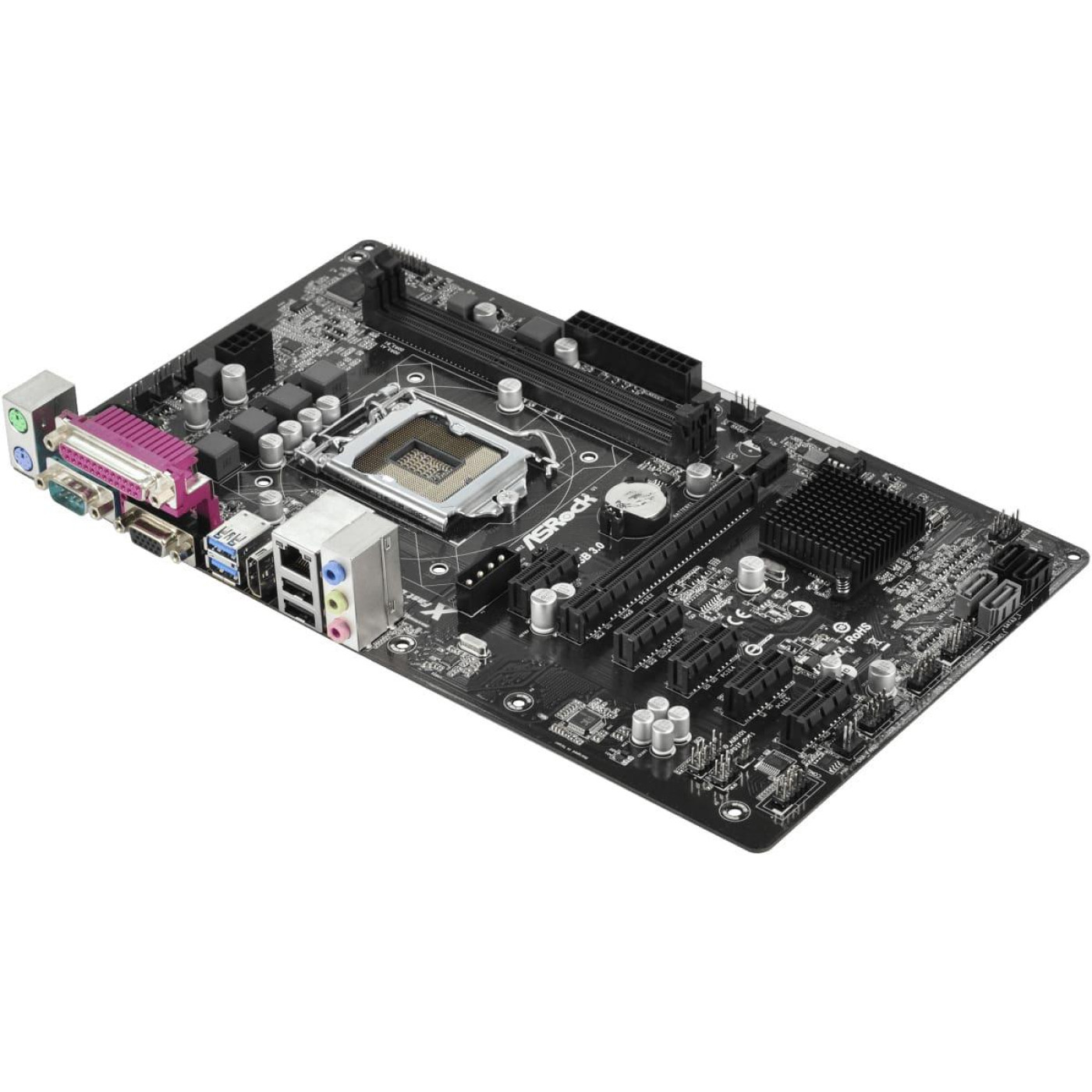 Материнская плата AsRock H81 Pro BTC (H81 Pro BTC) (Socket 1150, Intel H81, ATX) Б/у,U1