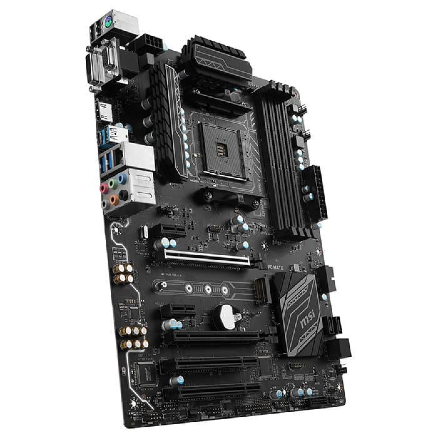 Материнська плата MSI B350 PC Mate (B350 PC Mate) (Socket AM4, AMD B350, ATX) Б/в,U1