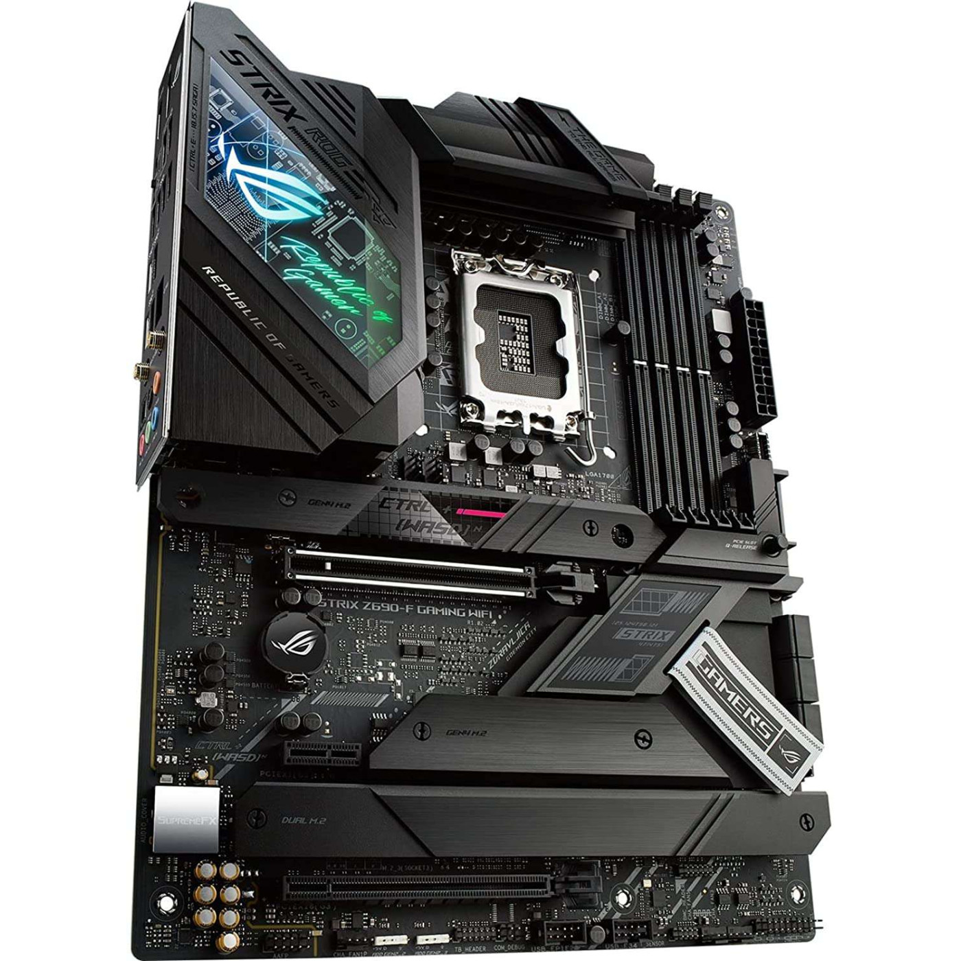 Материнська плата ASUS ROG STRIX Z690-F GAMING WIFI (ROG STRIX Z690-F GAMING WIFI) (Socket 1700, Intel Z690, ATX) Б/в