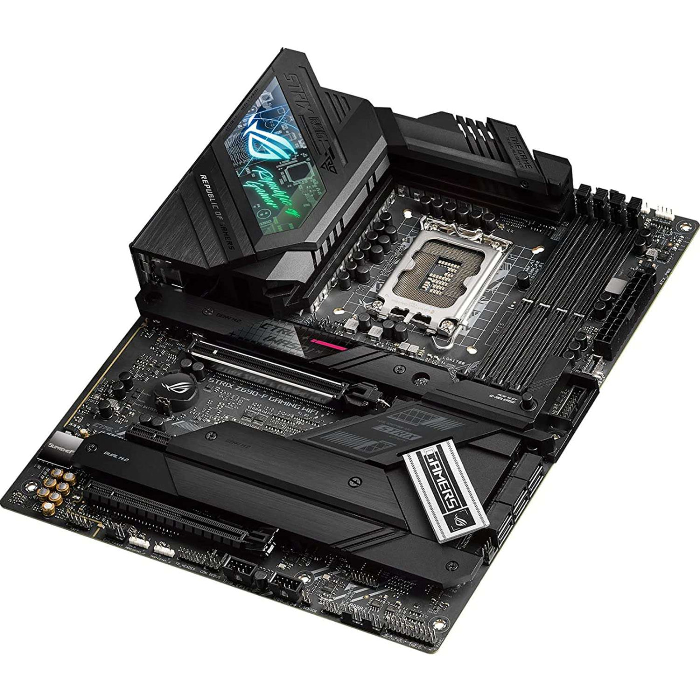 Материнська плата ASUS ROG STRIX Z690-F GAMING WIFI (ROG STRIX Z690-F GAMING WIFI) (Socket 1700, Intel Z690, ATX) Б/в