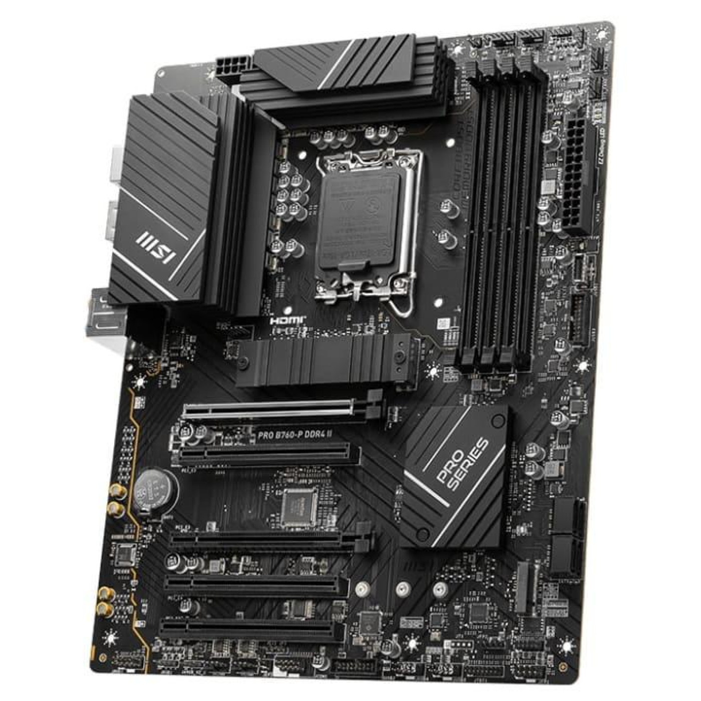 Материнська плата MSI Pro B760-P DDR4 II (PRO B760-P DDR4 II) (Socket 1700, Intel B760, ATX)