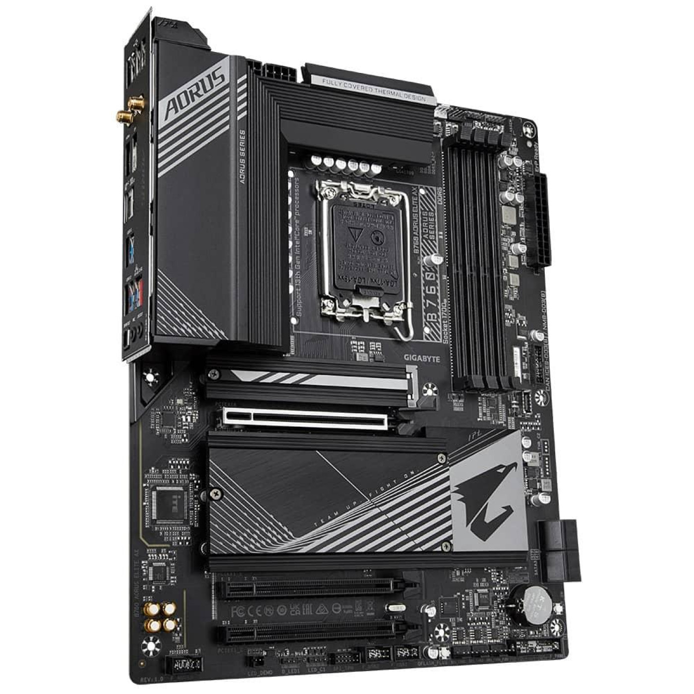 Материнская плата Gigabyte B760 Aorus Elite AX (B760 AORUS ELITE AX) (Socket 1700, Intel B760, ATX) Б/у