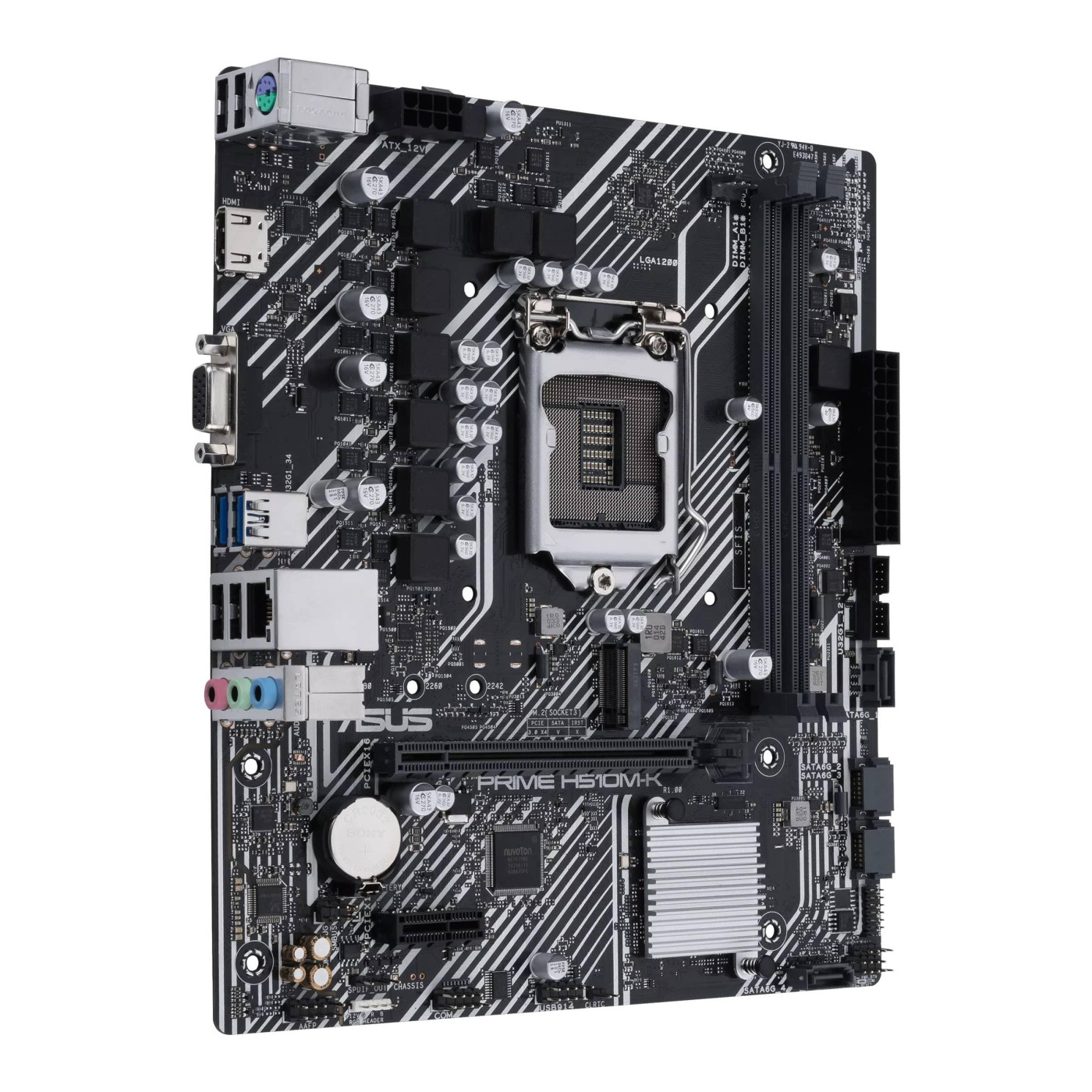 Материнська плата Gigabyte H510M K (H510M K) (Socket 1200, Intel H510, Micro-ATX) Б/в