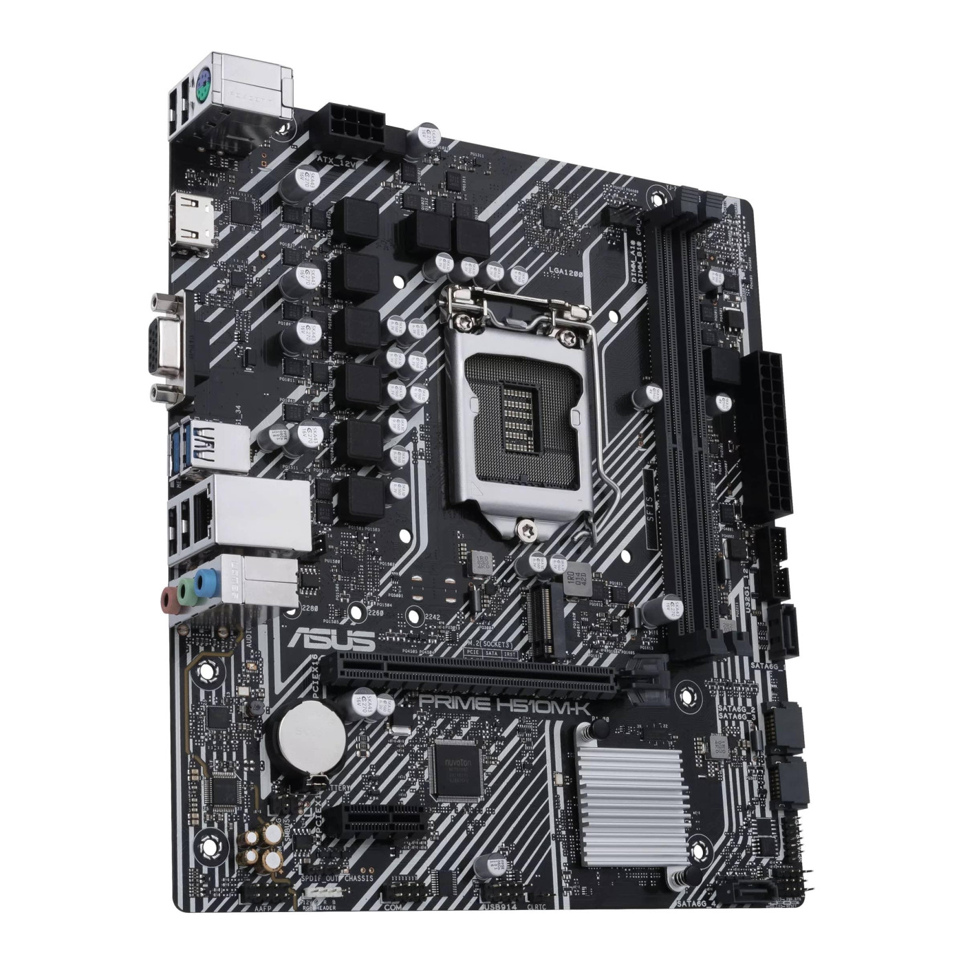 Материнська плата Gigabyte H510M K (H510M K) (Socket 1200, Intel H510, Micro-ATX) Б/в