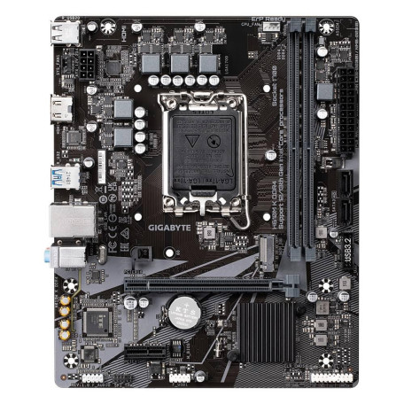 Материнська плата Gigabyte H610M K DDR4 (H610M K DDR4) (Socket 1700, Intel H610, Micro-ATX)